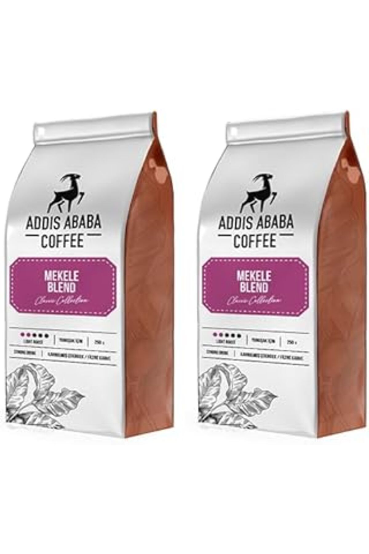 Karachil Addis Ababa Coffee - Mekele Blend Kahve 2X250 Gr. (Kavrulmuş Çekirdek)