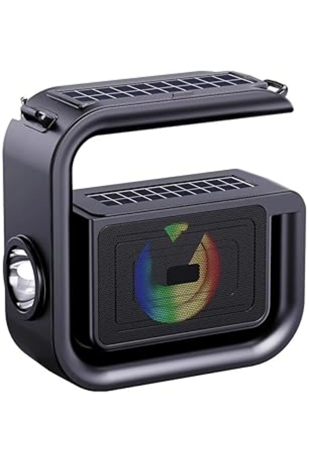 Pazarcan Apera Nr91 Kablosuz Solar Bluetooth Hoparlör Mp3 Player Fm Radyo Piknik Kamp El Feneri (Siyah)