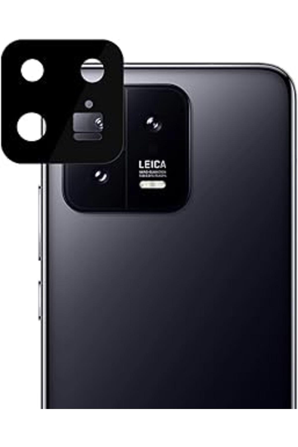 Pazarcan Microsonic Xiaomi Mi 13 Kamera Lens Koruma Camı V2 Siyah