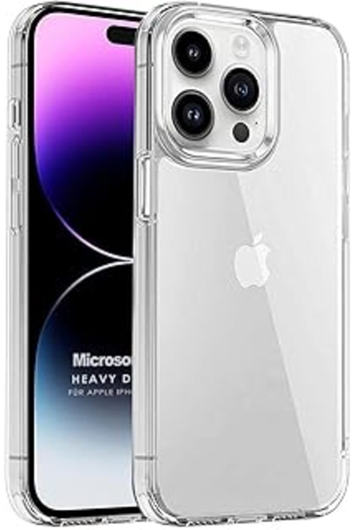 Karachil Microsonic Apple Iphone 14 Pro Için Kılıf Heavy Drop Şeffaf [Iphone 14 Pro Ile Uyumlu Kılıf - Şeffa