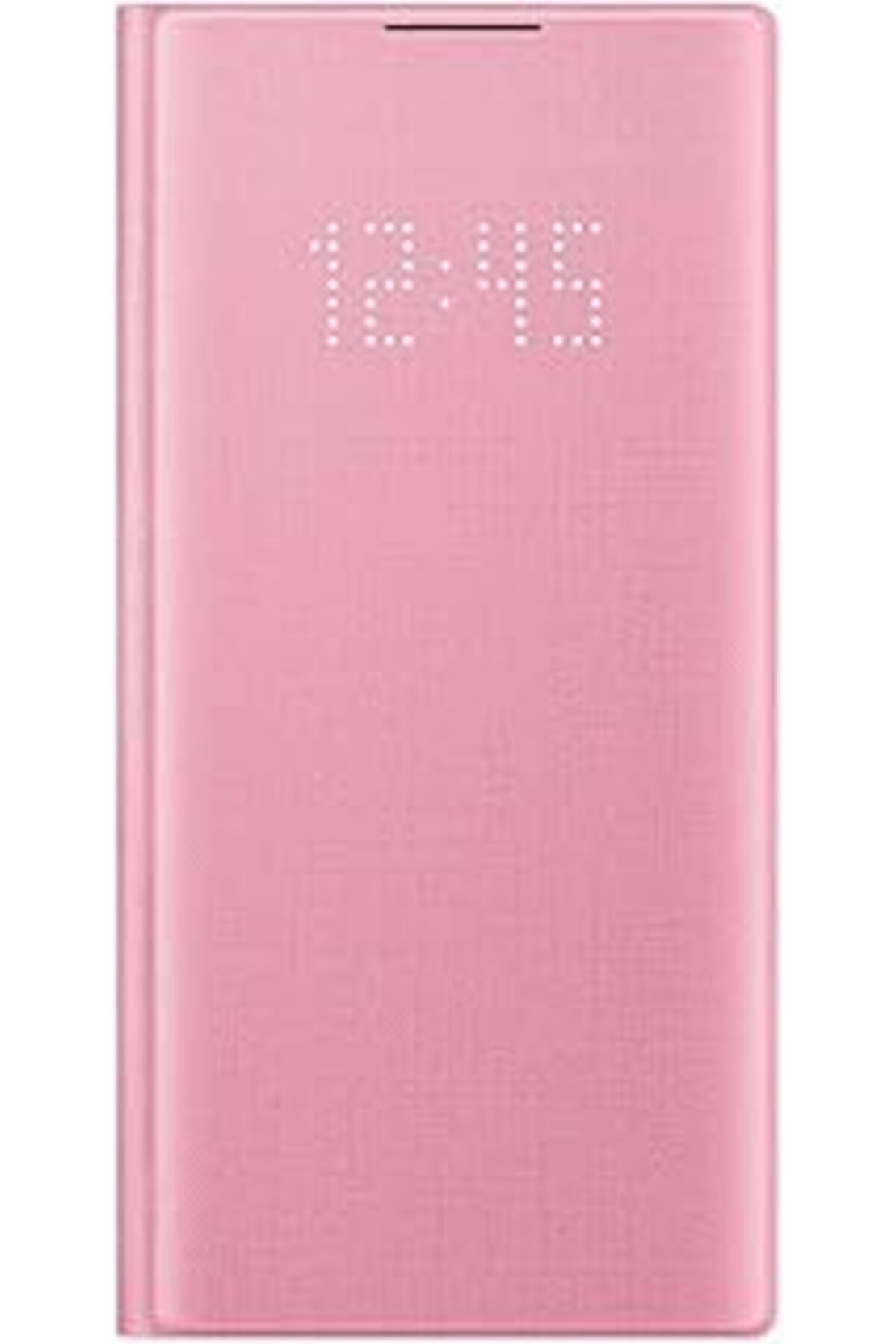Pazarcan Samsung Galaxy Note 10 Led View Cep Telefonu Kılıfı, Pembe