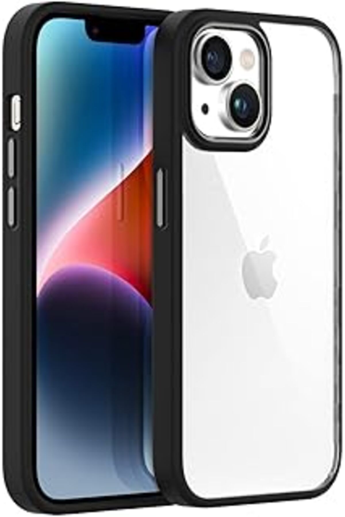 Pazarcan Buff Labs Iphone 14 New Air Bumper Kılıf, Koruyucu Telefon Kılıfı (Siyah)