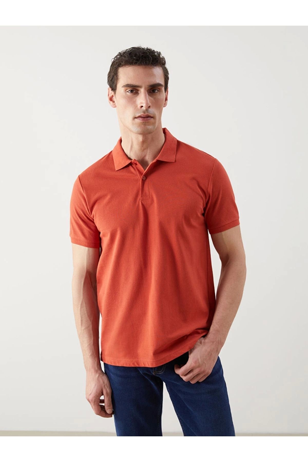 LC Waikiki LCWAIKIKI Standart Kalıp %100 Pamuk Pike Kumaş Polo Yaka Tişört