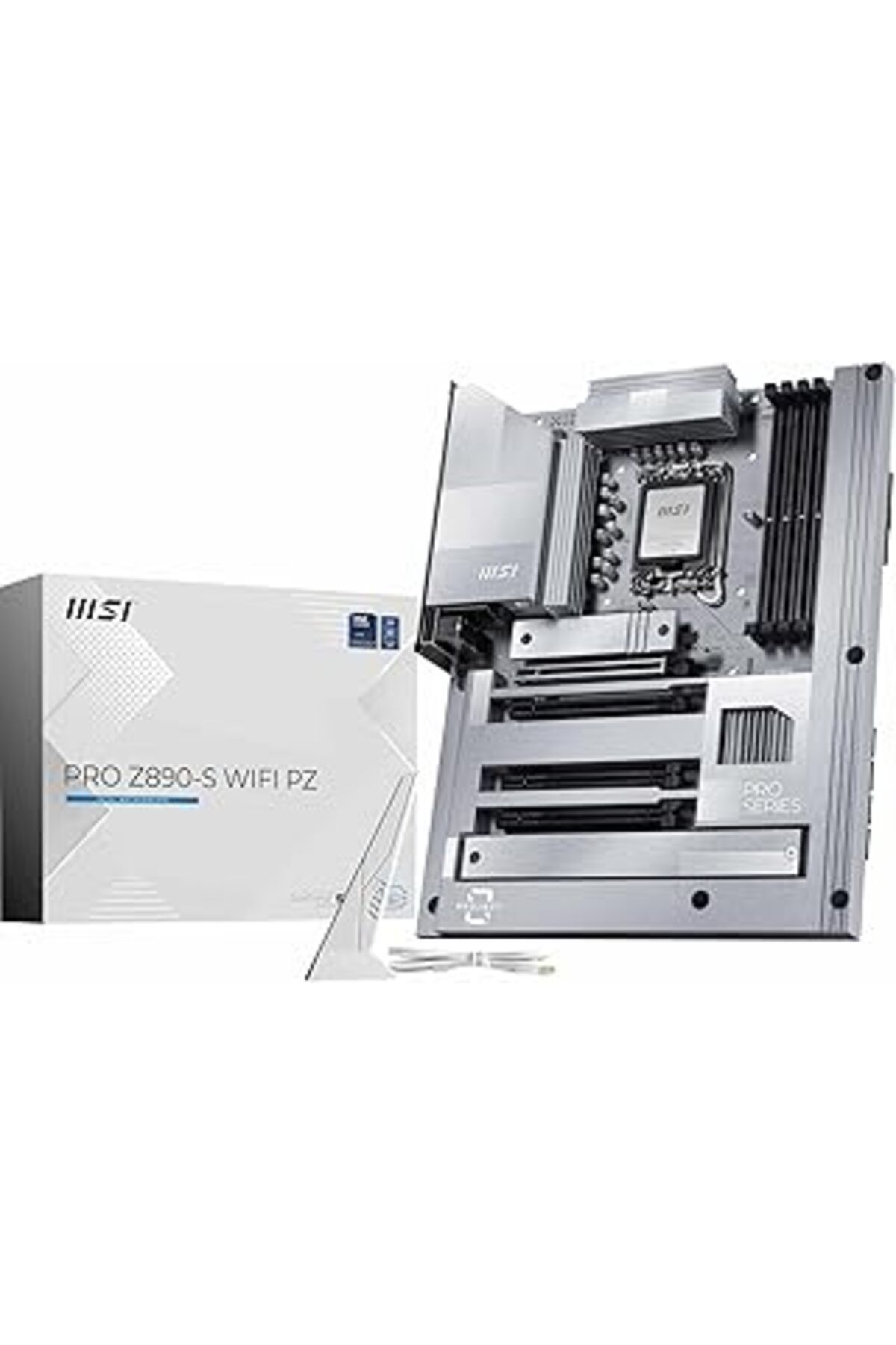 Karachil Msi Mb Pro Z890-S Wifi Pz Soket 1851 Ddr5 8800Mhz(Oc) Usb 20Gbps 3Xm.2 1Xtb4 Hdmi Display 2.5G Lan