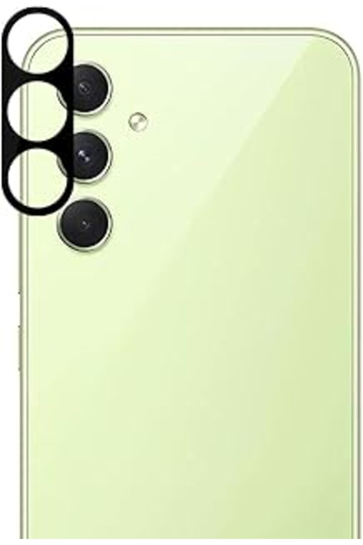 Pazarcan Microsonic Samsung Galaxy A54 Kamera Lens Koruma Camı V2 Siyah