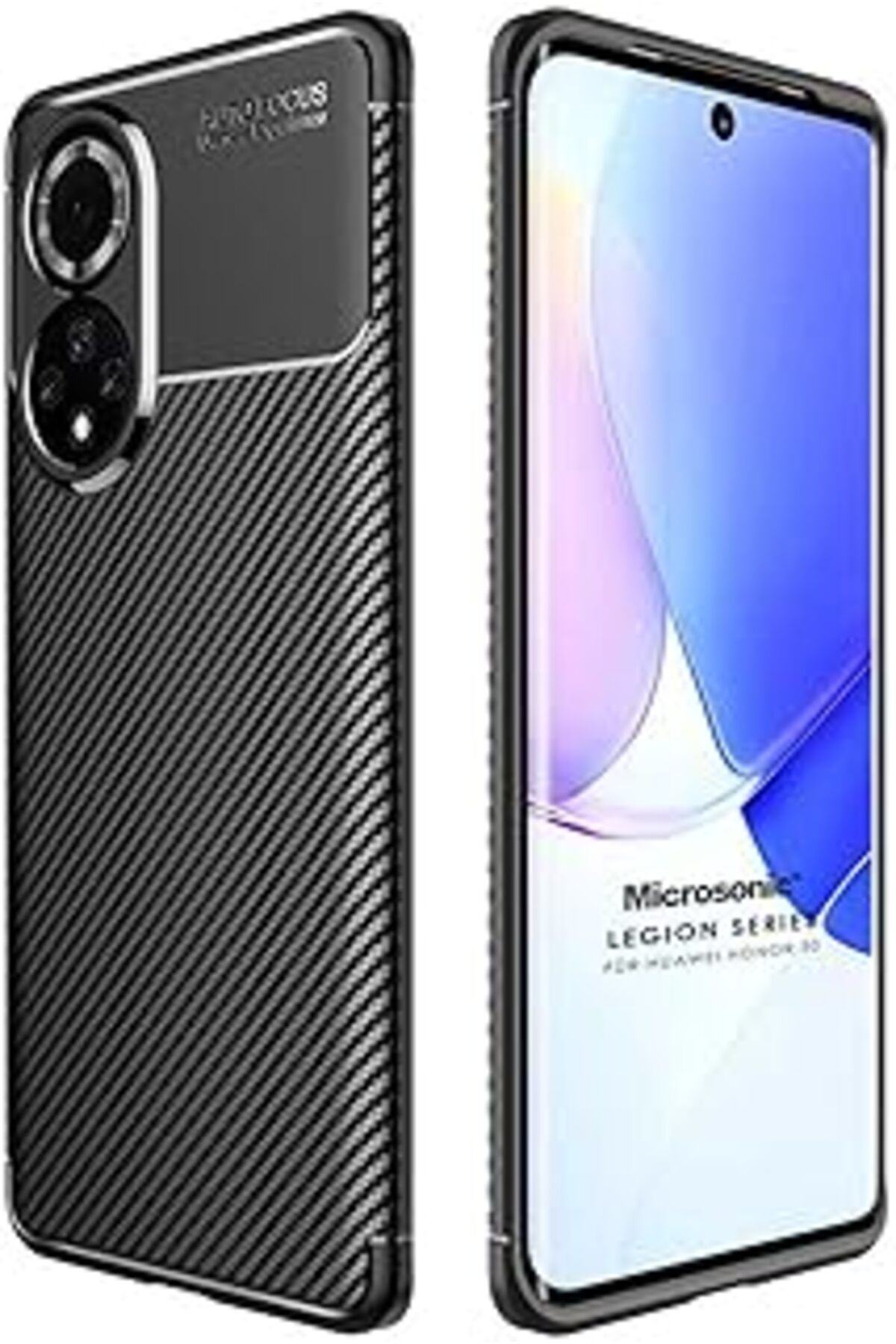 Pazarcan Microsonic Honor 50 Için Kılıf Legion Series Siyah [Honor 50 Ile Uyumlu Kılıf - Siyah]