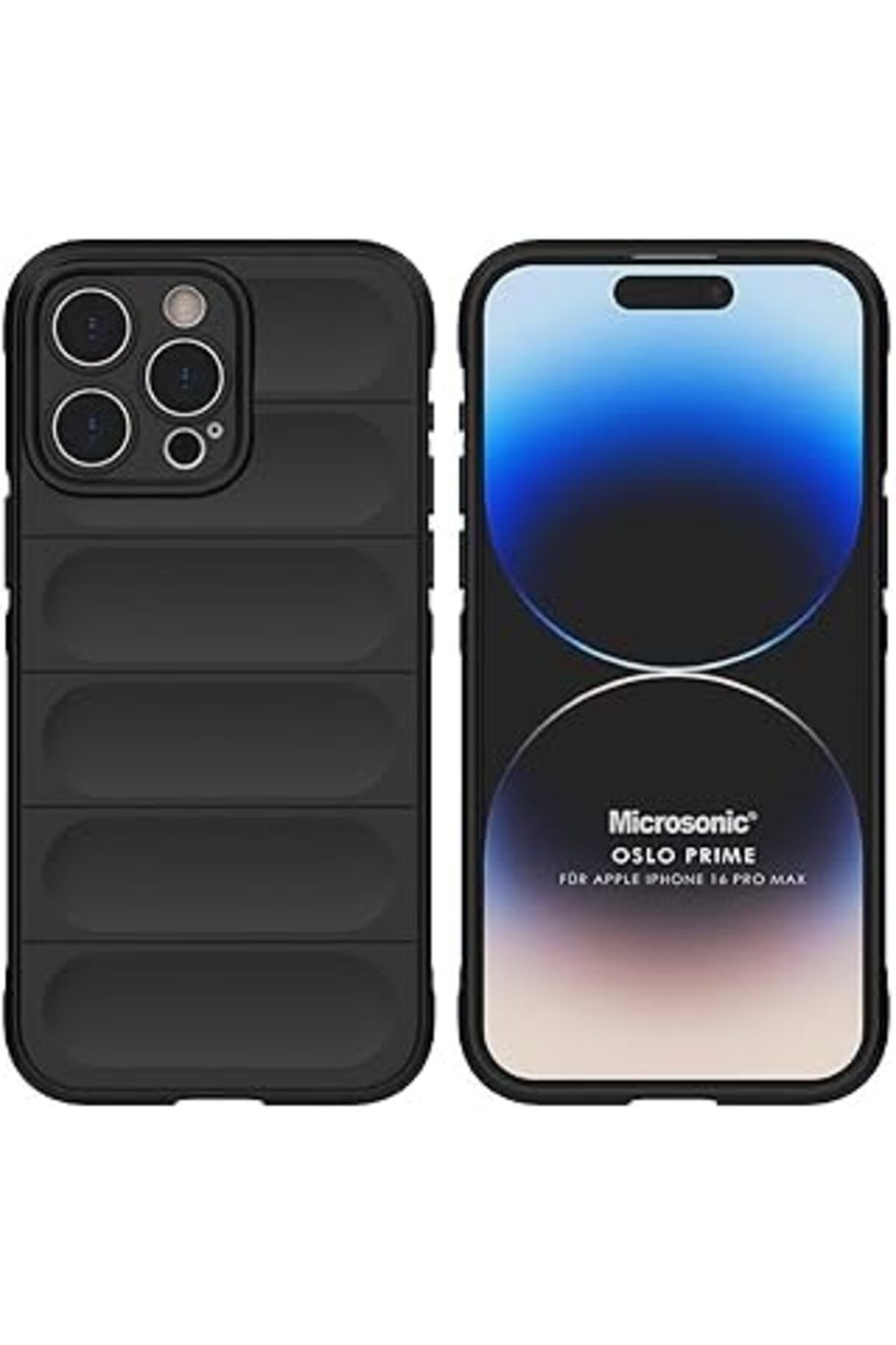 Karachil Microsonic Apple Iphone 16 Pro Max Kılıf Oslo Prime Siyah [Iphone 16 Pro Max Ile Uyumlu Kılıf - Siy