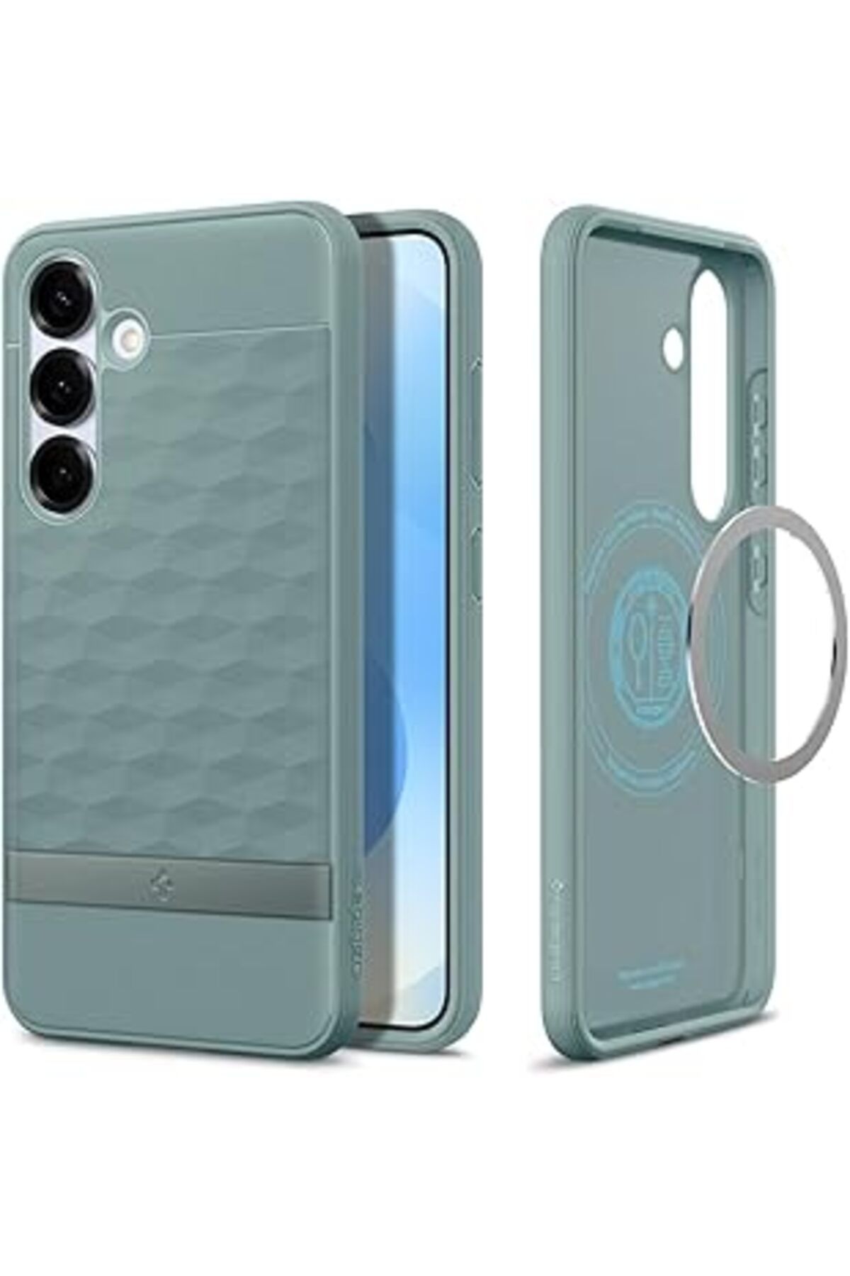 Pazarcan Caseology Galaxy S25 Kılıf Parallax Mag Özellikli Sage Green - Acs09063