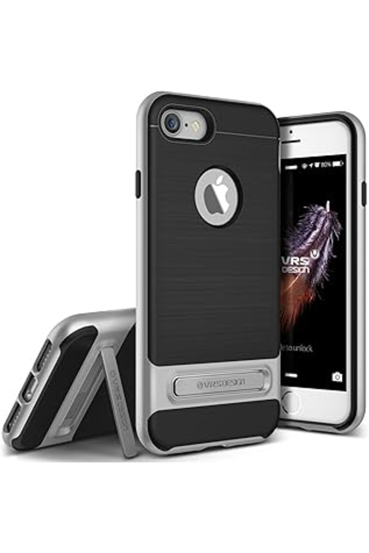 Karachil Vrs Design Vrs84155 Iphone 7 High Pro Shield Kılıf; Arka Kapak Gümüş