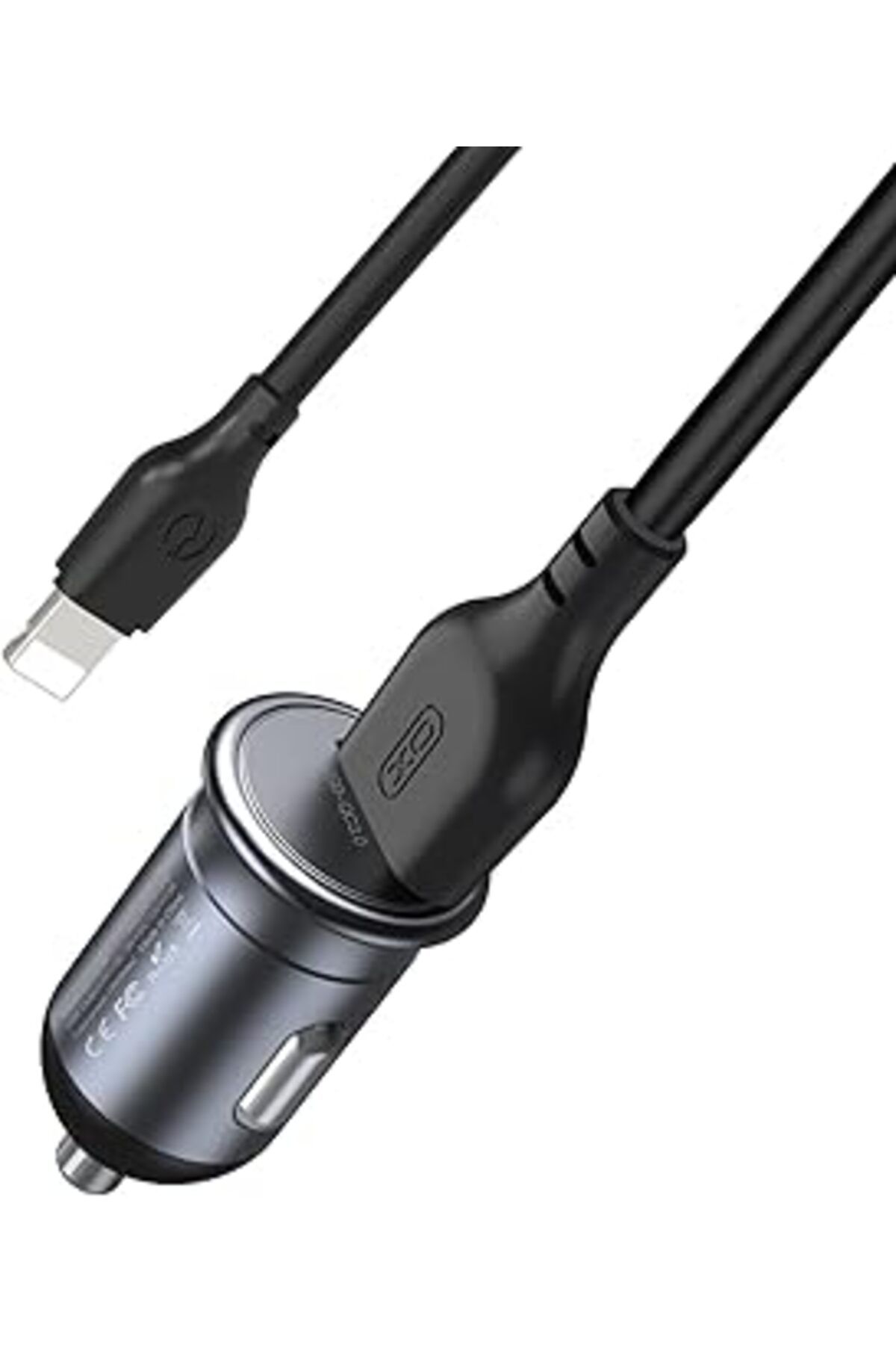 Pazarcan Xo Araç Şarj Cihazı Lightning Cc46| 18W Quick Charge 3.0 Hızlı Şarj, 12V-24V Giriş, Usb-A Portu, Aş