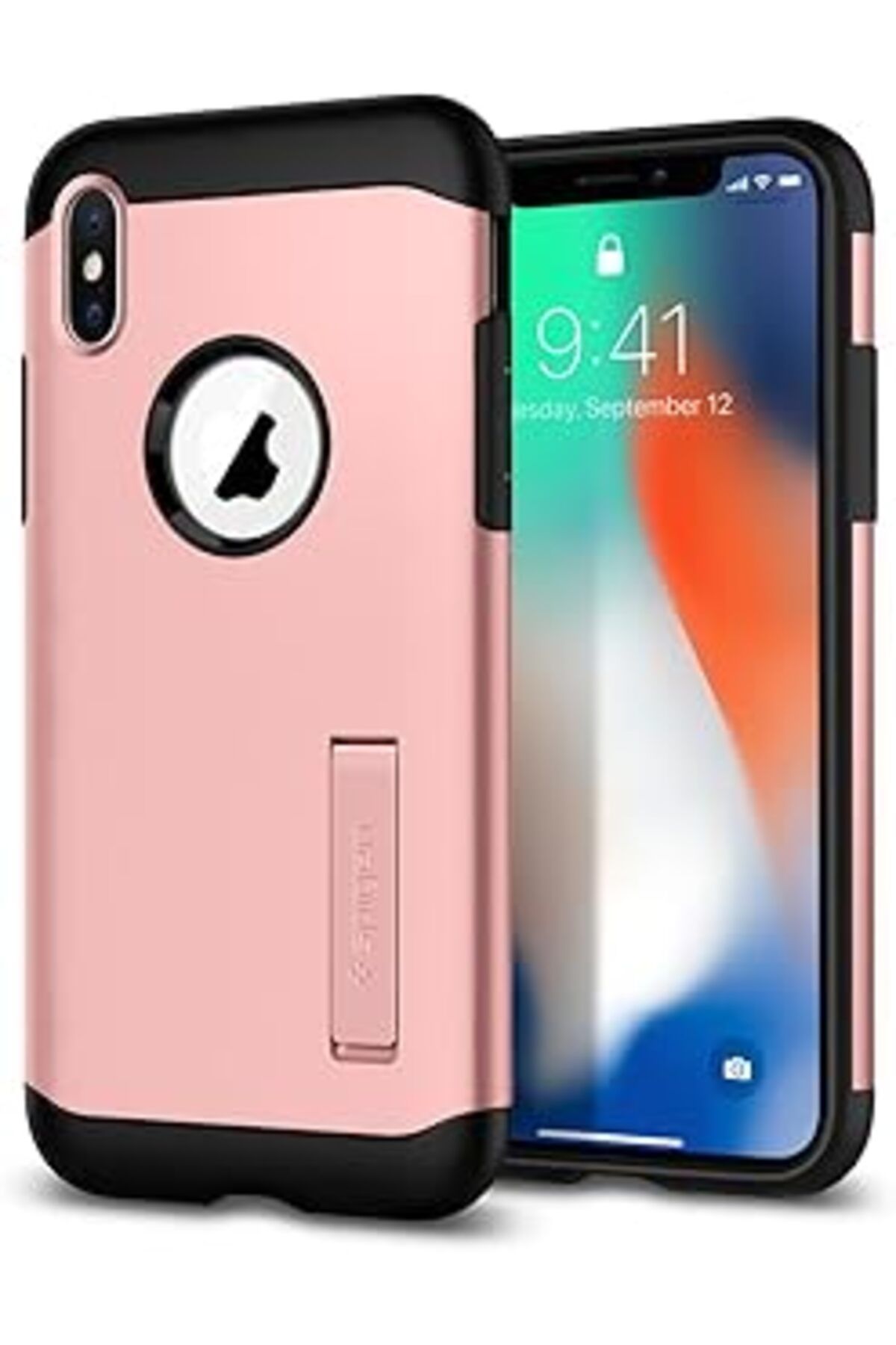 Pazarcan Iphone Xs / Iphone X Kılıf Slim Armor Rose Gold - 057Cs22139