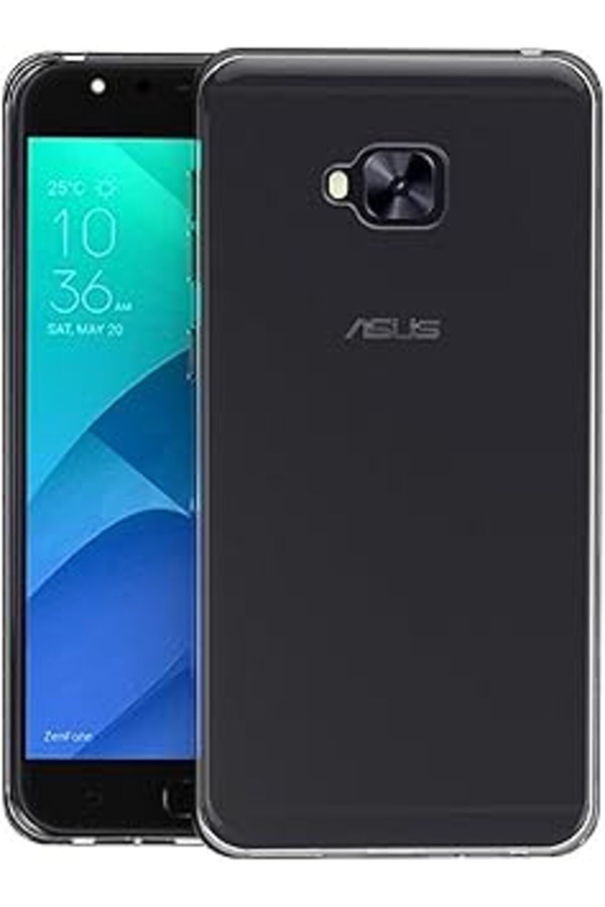 Pazarcan Microsonic Zenfone Live (5.5'') Zb553Kl Kılıf Transparent Soft Beyaz