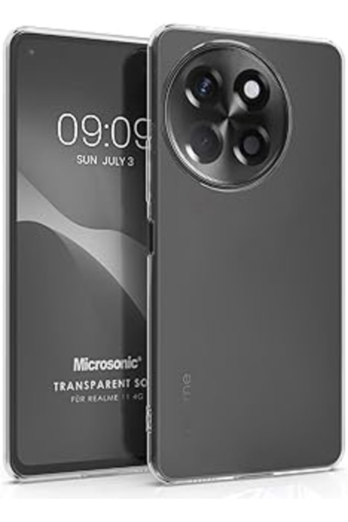 Pazarcan Microsonic Realme 11 4G Için Kılıf Transparent Soft Şeffaf [Realme 11 4G Ile Uyumlu Kılıf - Şeffaf]