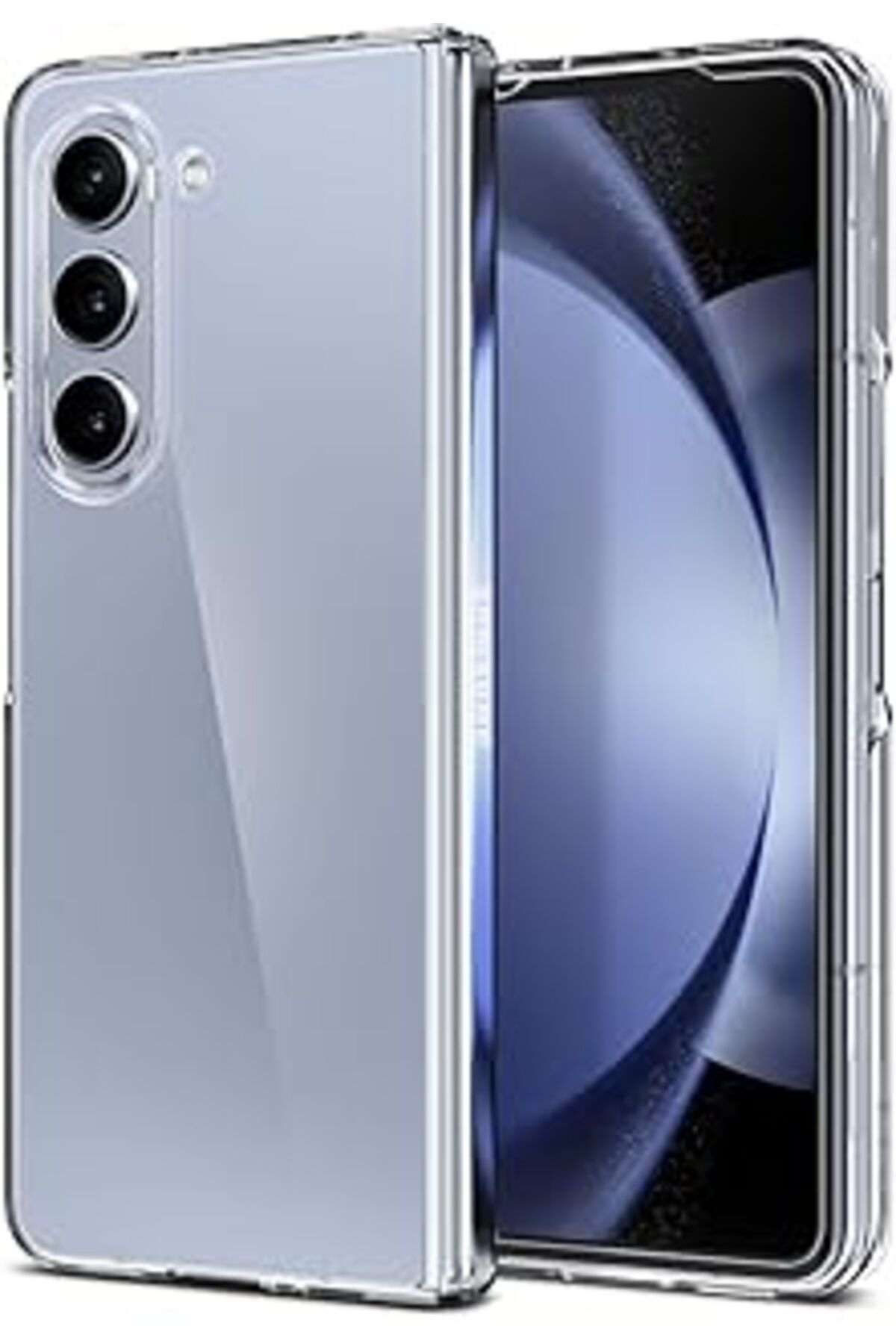 Pazarcan Galaxy Z Fold 5 Kılıf Air Skin Crystal Clear - Acs06222