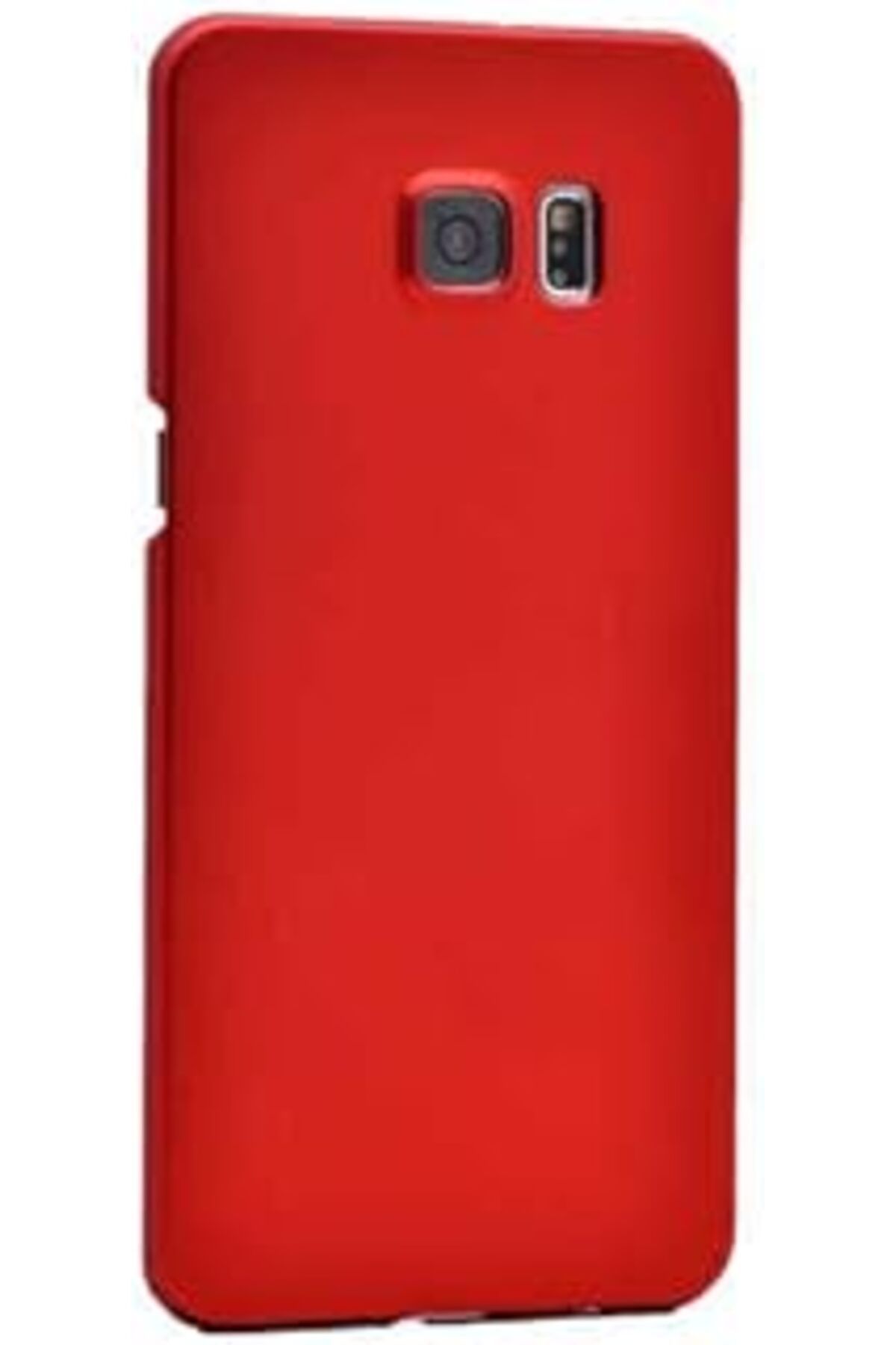 Karachil Samsung Galaxy Note 5 Uyumlu Sert Rubber Silikon Kılıf (Kırmızı)