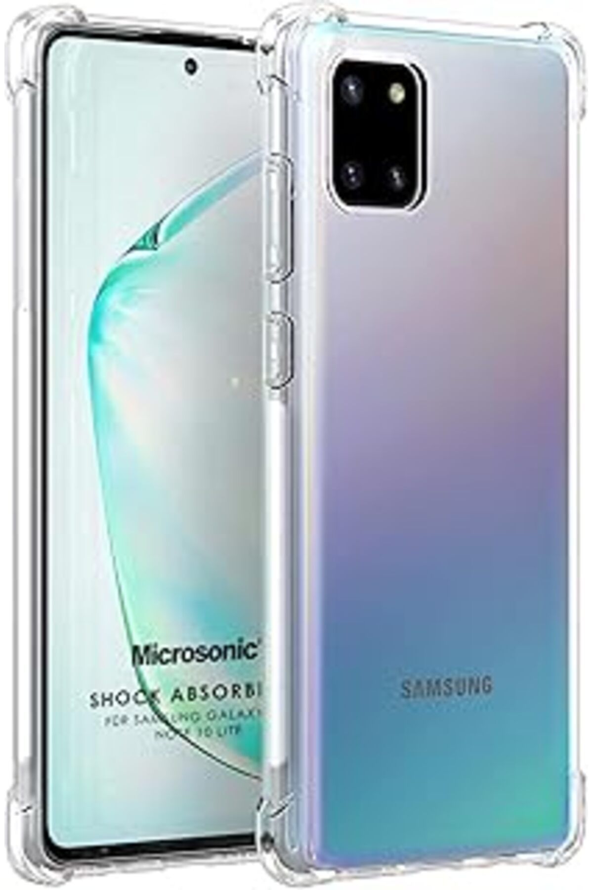 Karachil Microsonic Samsung Galaxy Note 10 Lite Için Kılıf Shock Absorbing Şeffaf [Galaxy Note 10 Lite Ile U