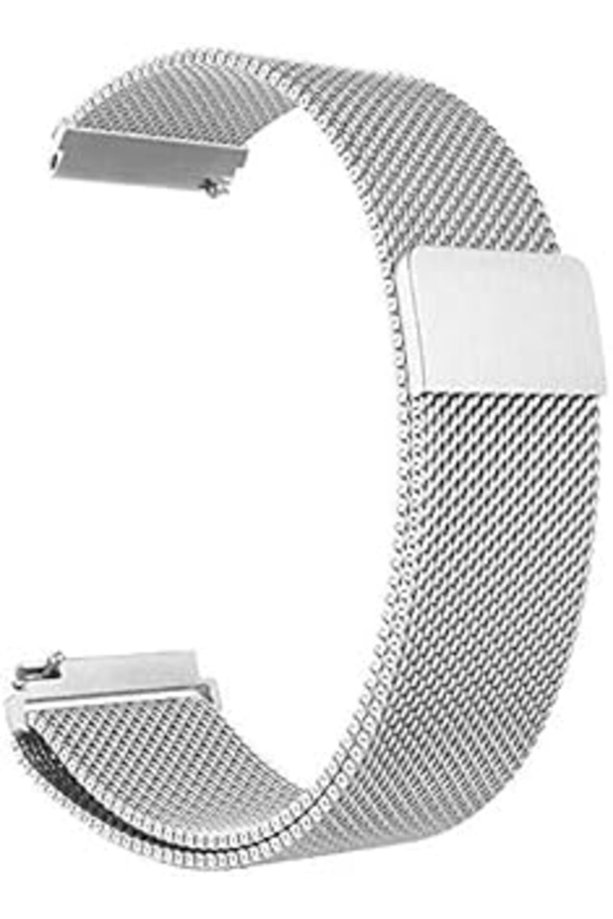 Pazarcan Kılıf Merkezi Amazfit Pace Krd-12 Metal Kordon Gümüş