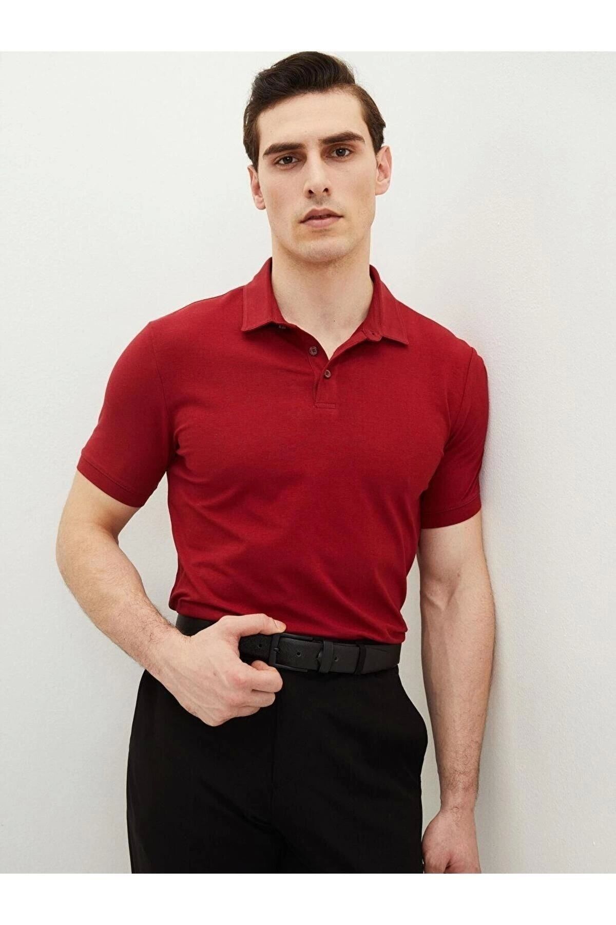 LC Waikiki LCWAIKIKI Basic Polo Yaka Kısa Kollu Pike Erkek Tişört
