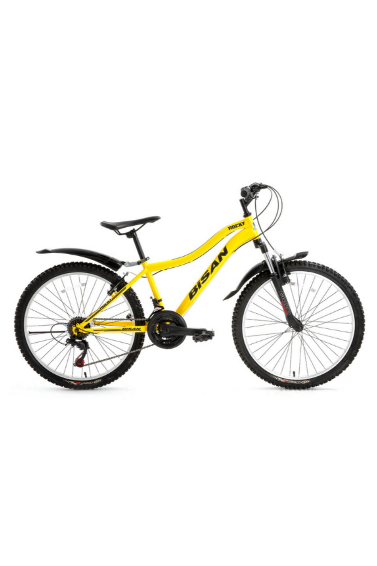 Elioure Dağ Bisikleti 34 cm V 24 Jant 21 Vites Sarı Siyah