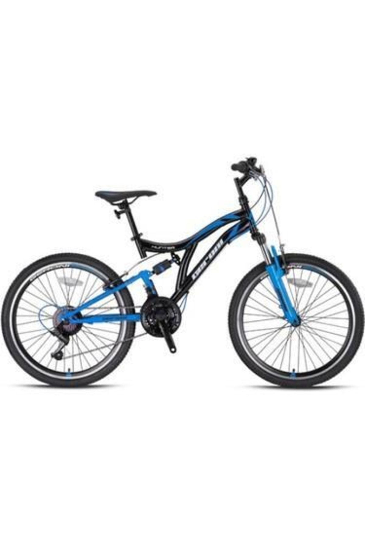 Elioure 24" Mtb Bisiklet, 21 Vites, V.b., Siyah-Mavi/Beyaz, Dayanıklı ve Şık Tasarım