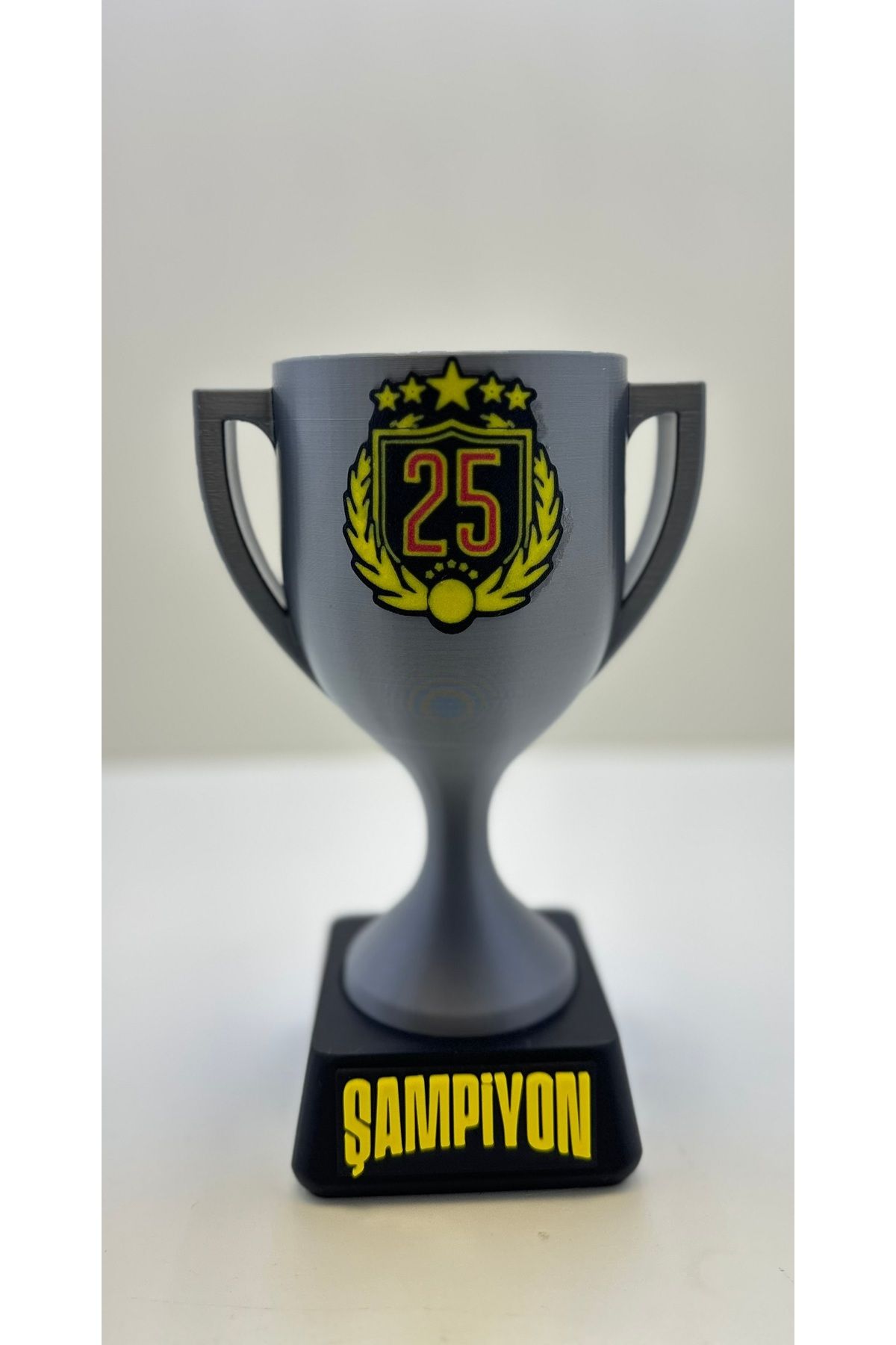 Butik 3d Baskı 5 Yıldızlı Şampiyonluk Kupası