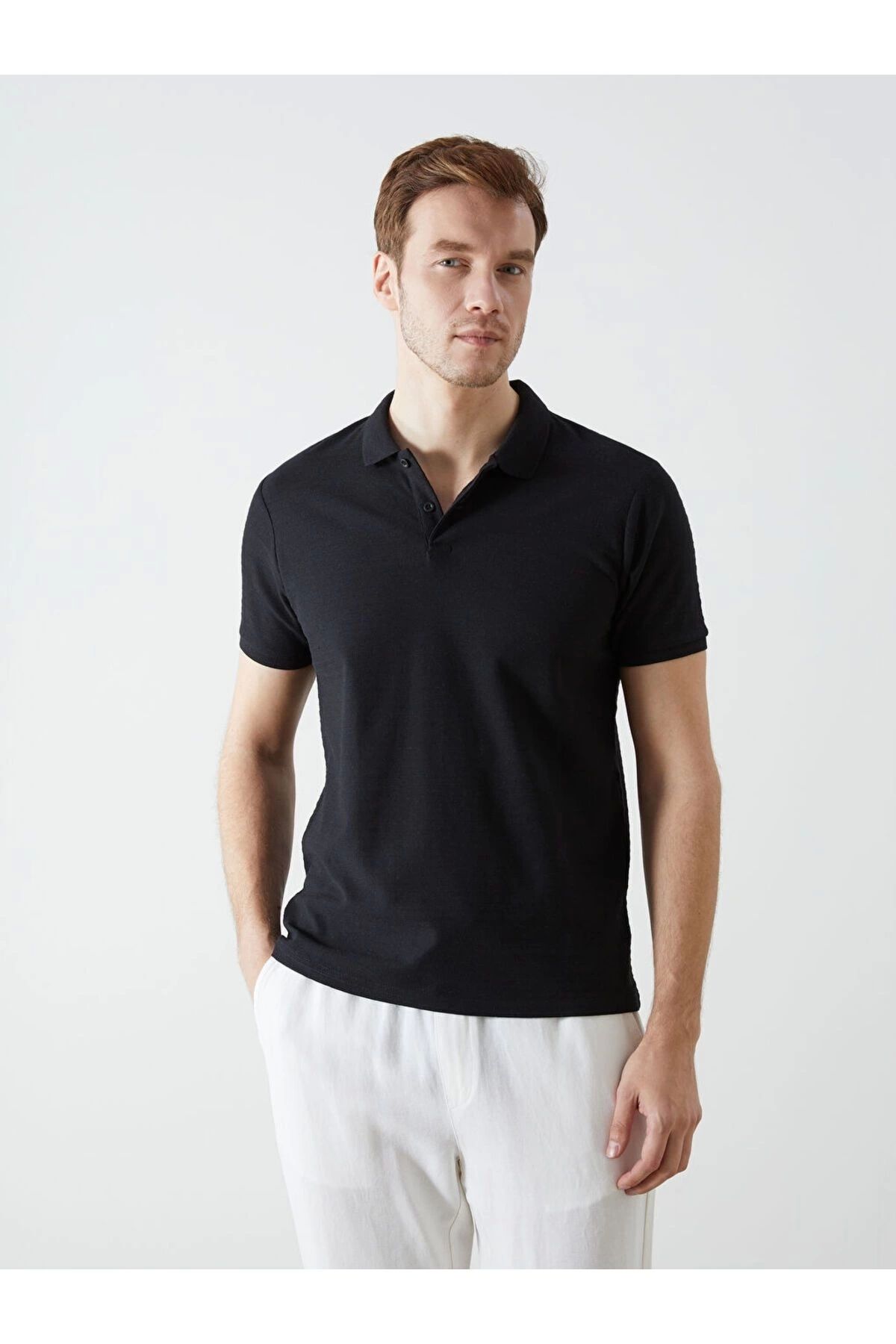 LC Waikiki LCWAIKIKI ECO Polo Yaka Kısa Kollu Erkek Tişört