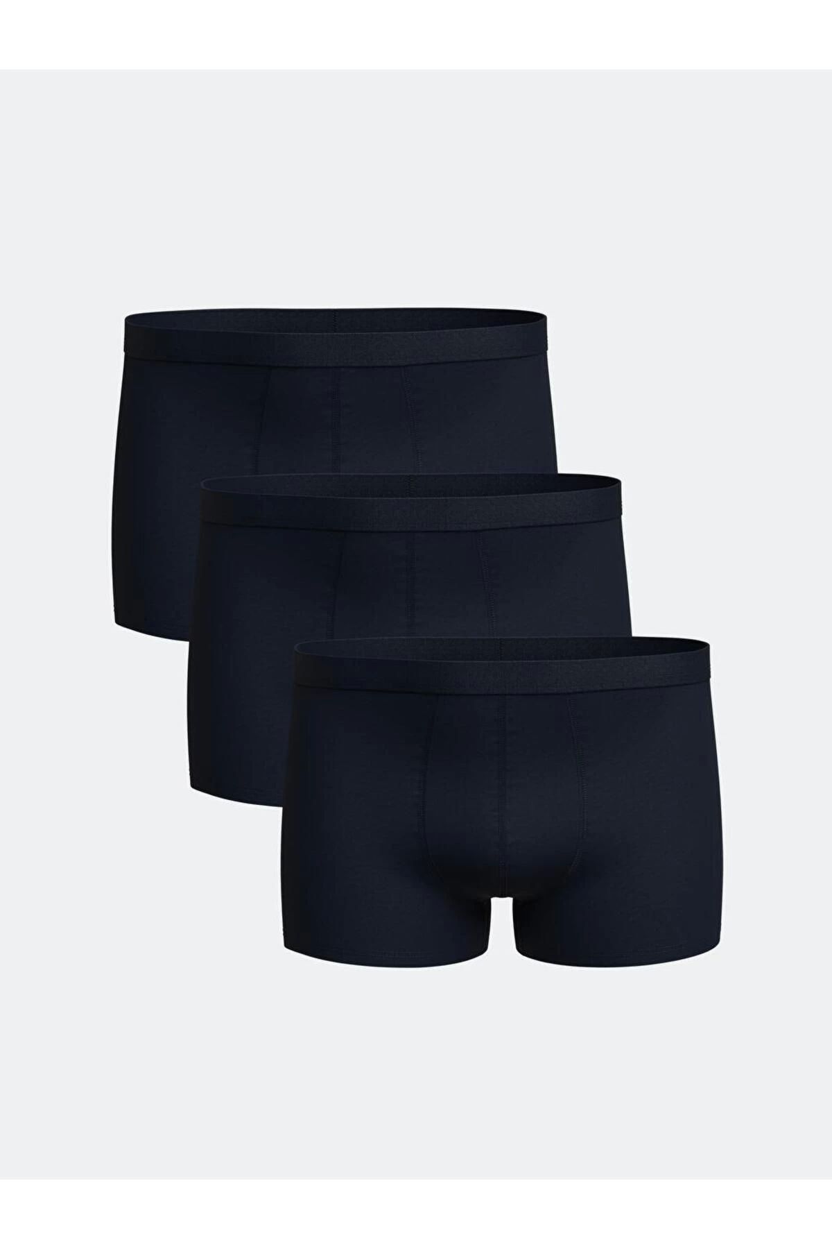 LC Waikiki LCWAIKIKI Standart Kalıp Pamuklu Esnek Erkek Boxer 3'lü