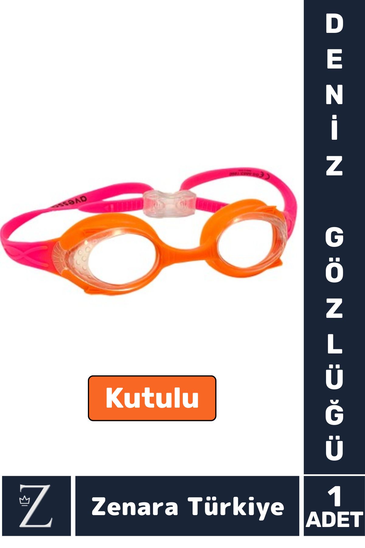 teknotrust Çocuklar için ayarlanabilir renkli su geçirmez UV korumalı deniz gözlüğü