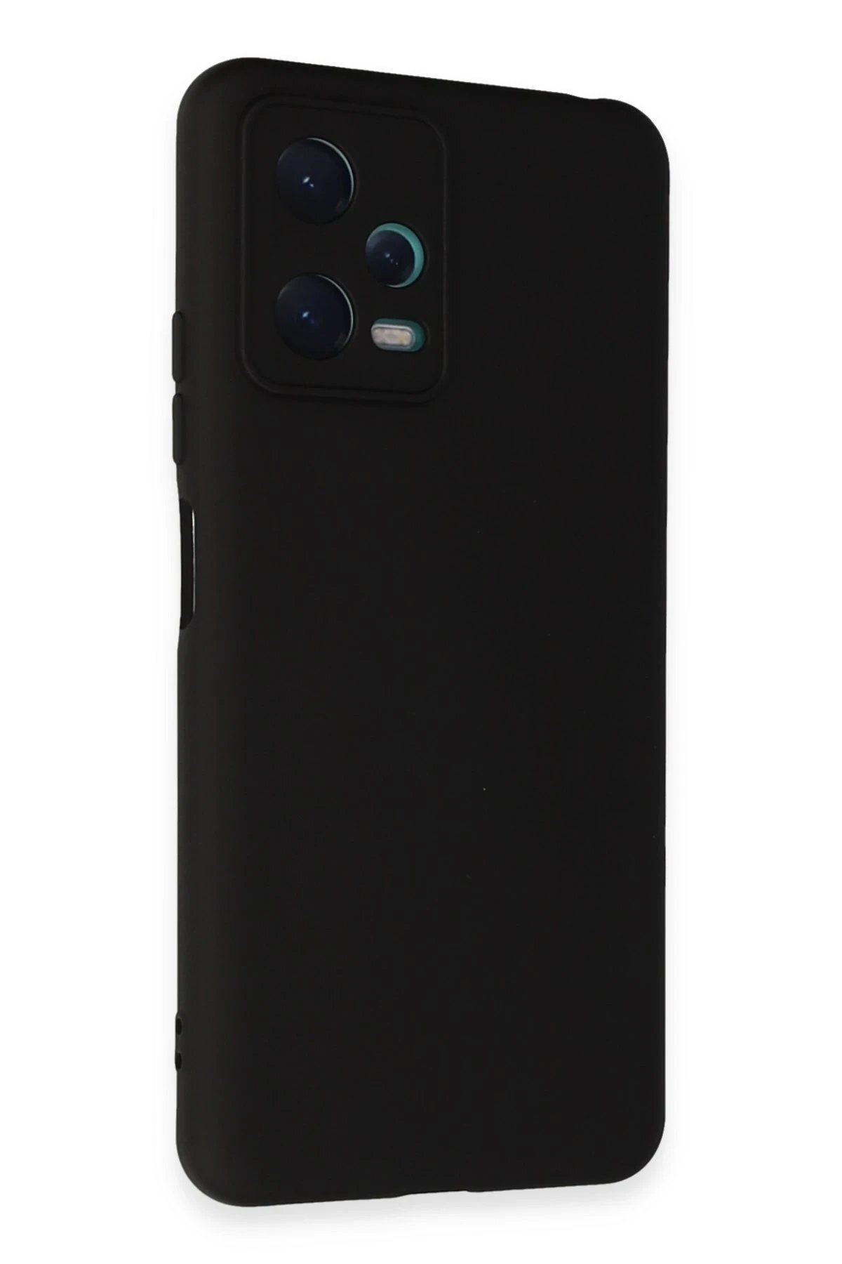 CepteToptan Newface Xiaomi Redmi Note 12 5G Kılıf Nano içi Kadife Silikon - Siyah