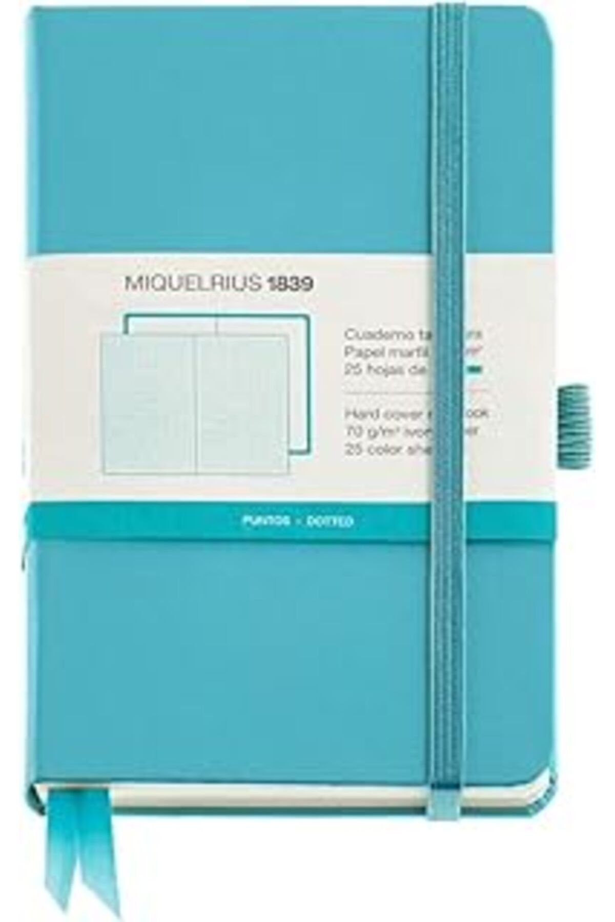 Pazarcan Miquelrius Defter Mr 90X140 Kareli W/Elastik Mavi