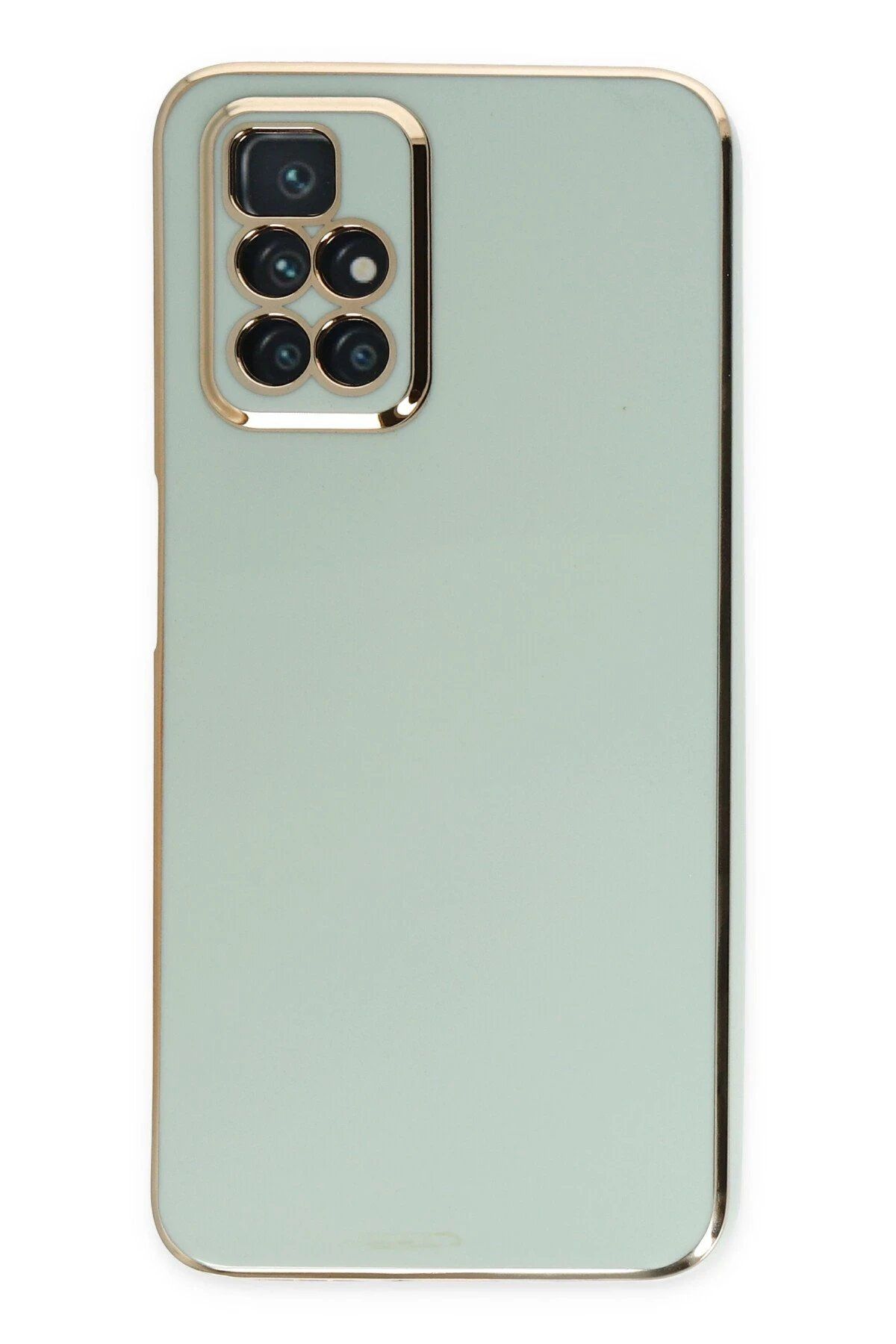 CepteToptan Newface Xiaomi Redmi 10 2022 Kılıf Volet Silikon - Açık Yeşil