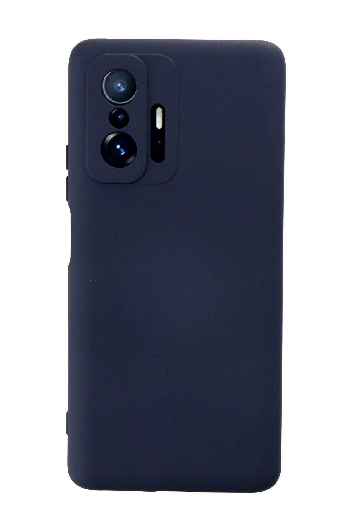 CepteToptan Newface Xiaomi Mi 11T Pro Kılıf Nano içi Kadife Silikon - Lacivert