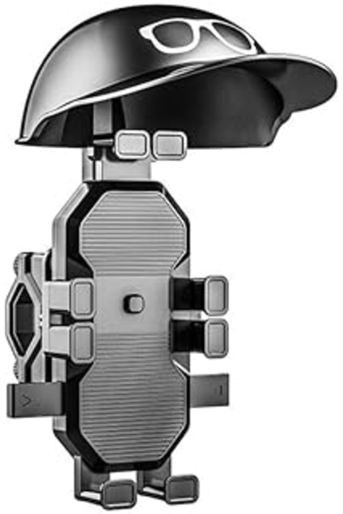 Pazarcan Apera Mt32 Motor Motosiklet Bisiklet Telefon Tutucu Yağmur Güneş Koruyucu Gopro Bağlantılı Damperli