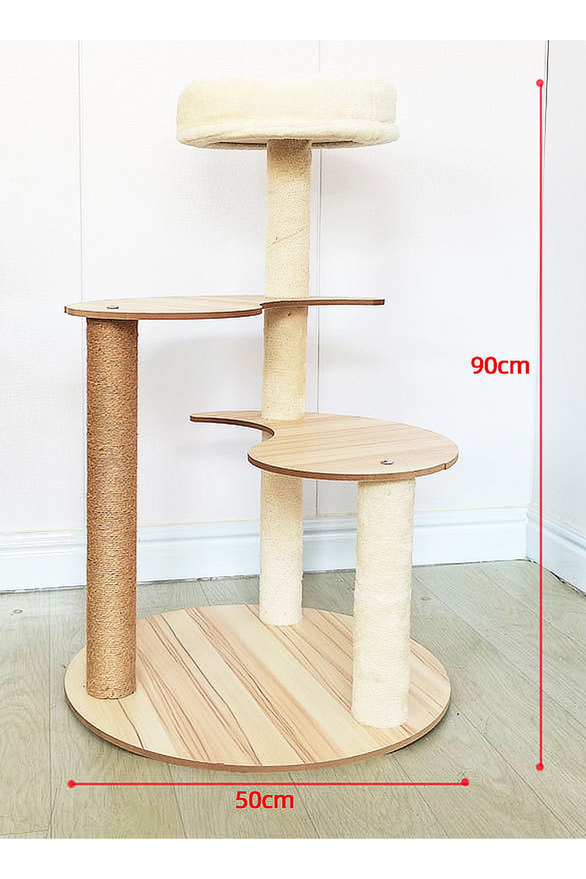 KidLe-Cat Tree Cat Climbing Frame Cat Climbing Post Cat Scratching Board 7
