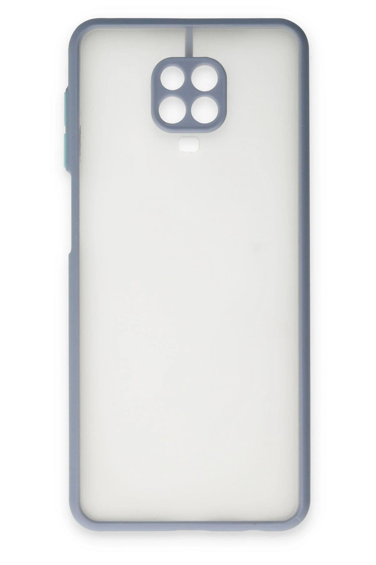 CepteToptan Newface Xiaomi Redmi Note 9 Pro Kılıf Montreal Silikon Kapak - Gri