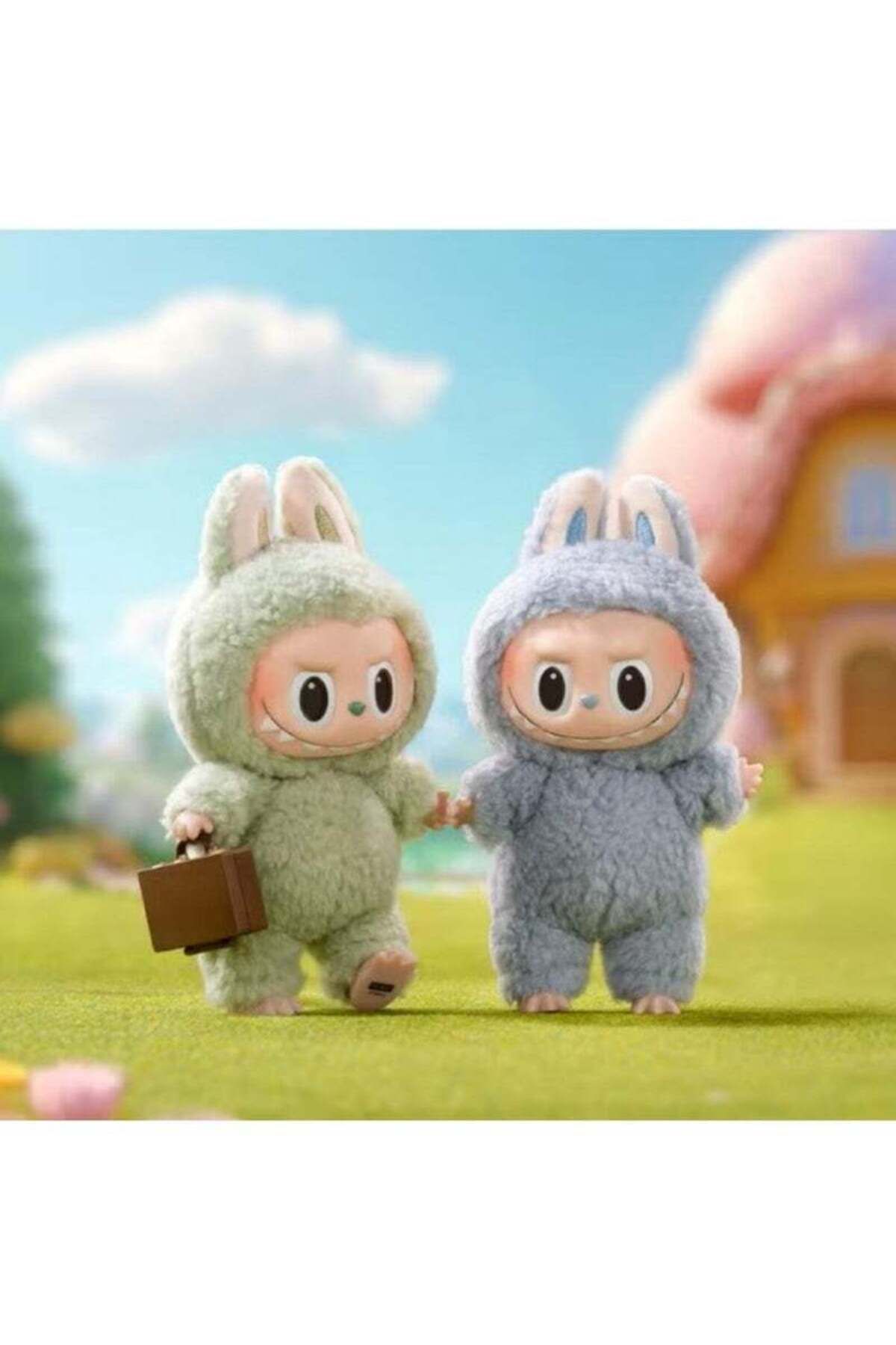 COOYA-Gen 1 Labubu Figures Macaron Blind Box, 6 Kind Ordinary and 1 Hidden Style Random Plush Doll 3