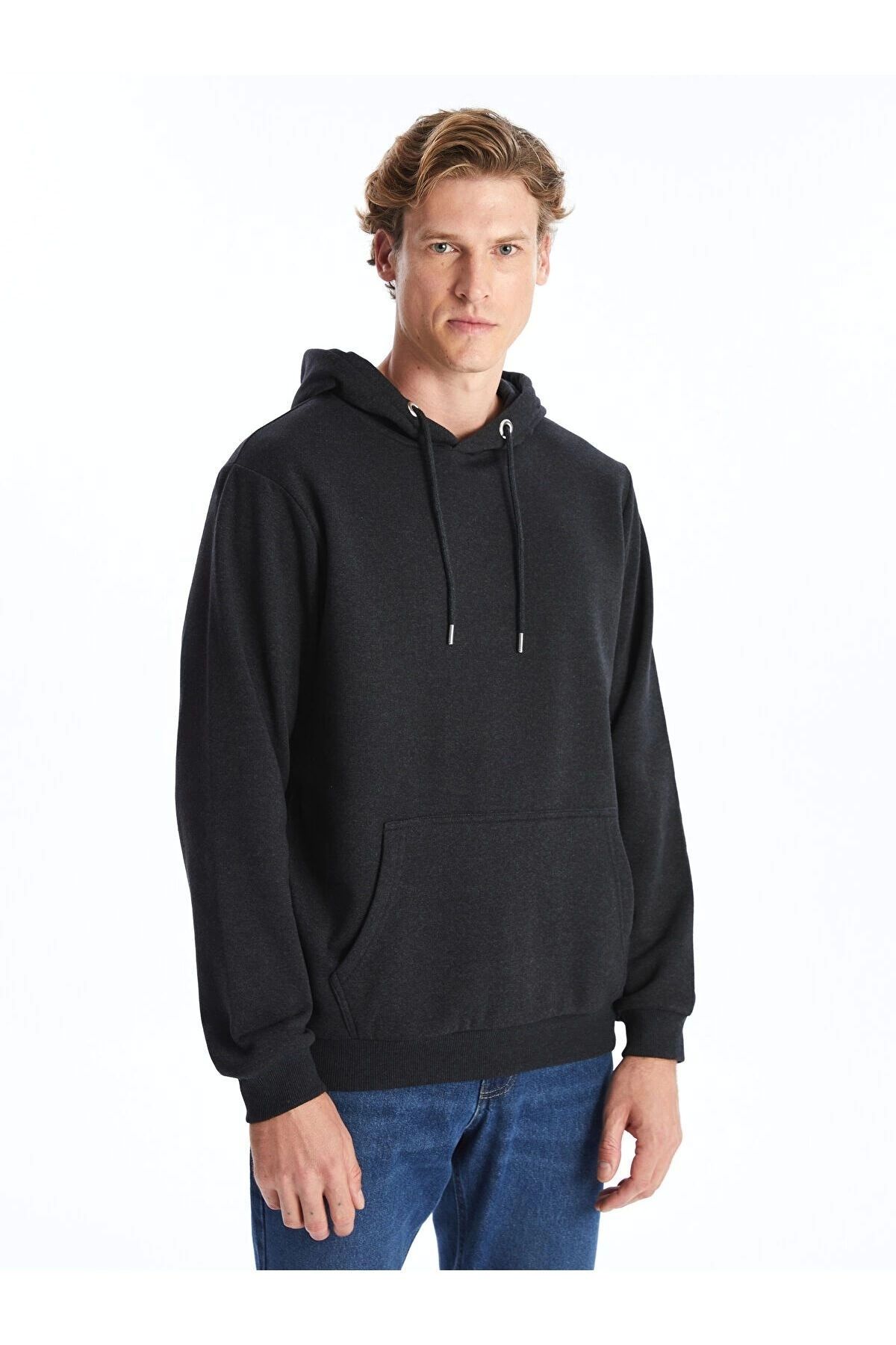 LC Waikiki LCWAIKIKI Uzun Kollu Baskılı Erkek Kalın Hoodie