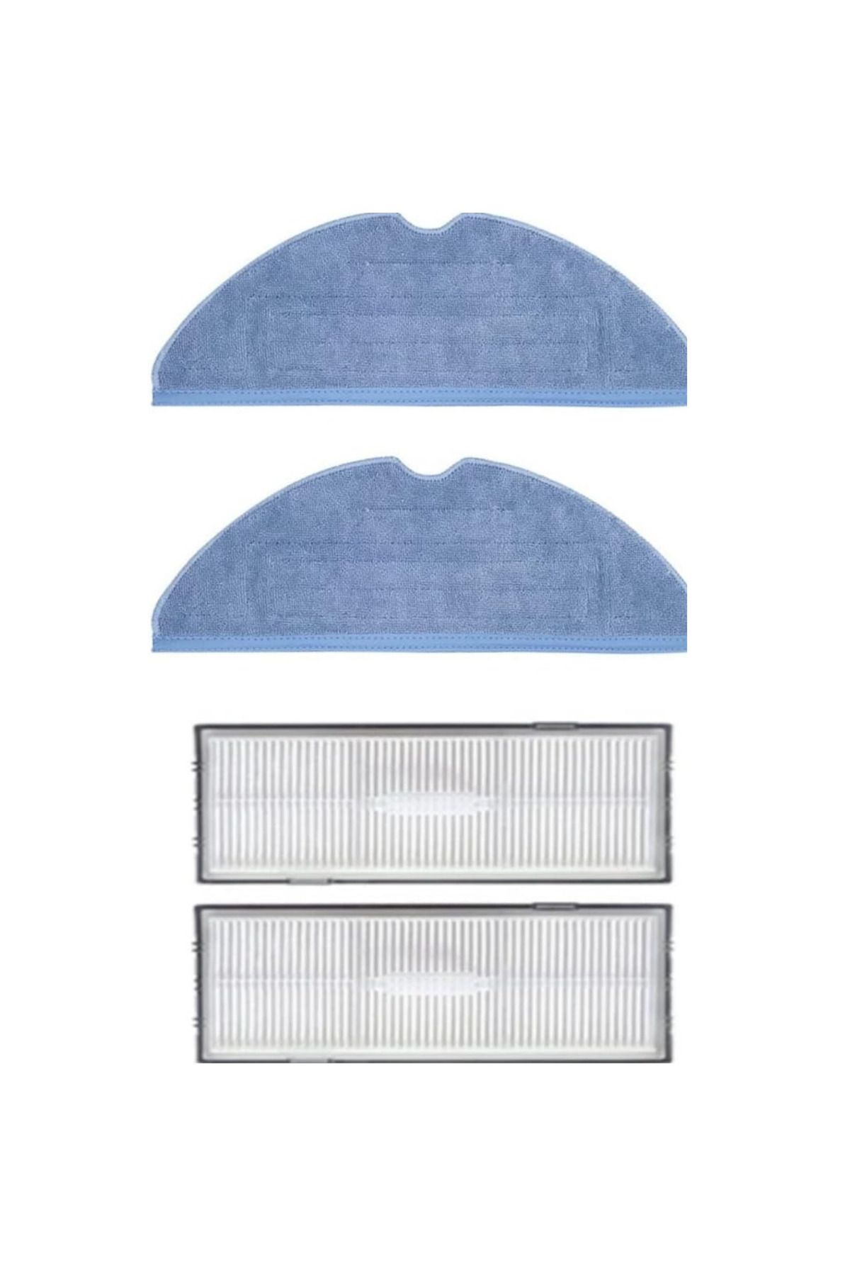 teknotrust Uyumlu Hepa Filtre ve Paspas Seti, S8 Serisi, 2'li Paket, Renk 8