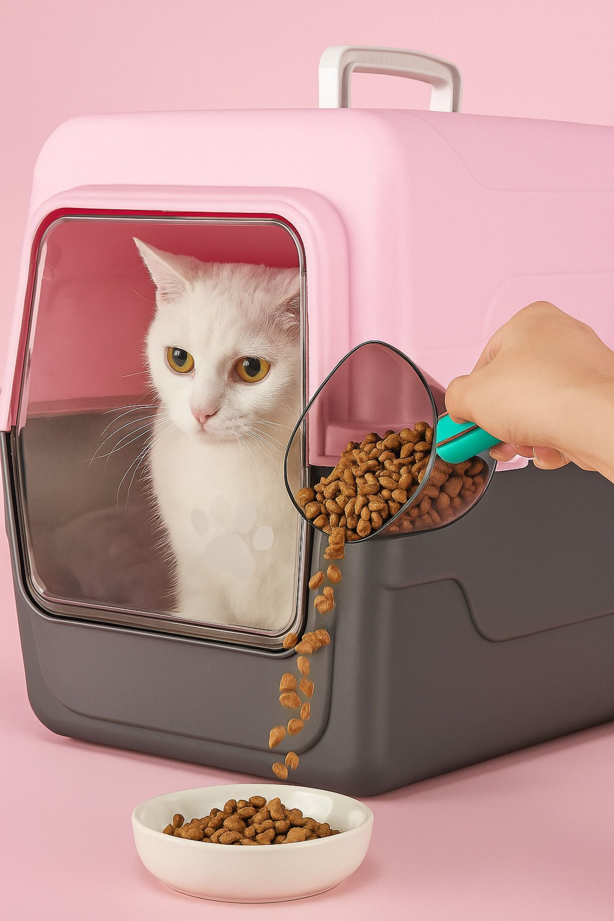 Design Lab Home&Decor Ölçekli Kedi Köpek Mama Küreği
