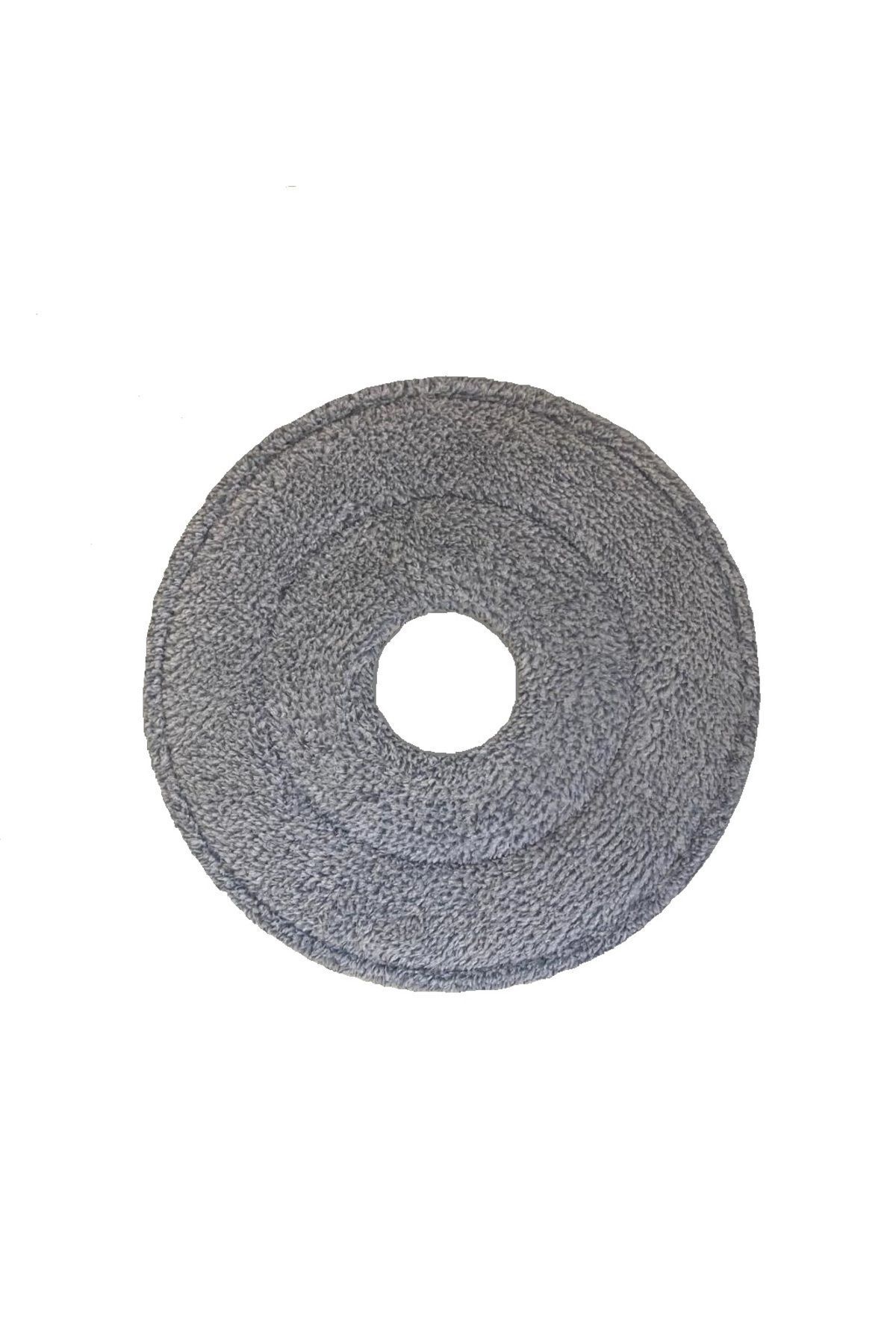teknotrust Temiz ve kirli su ayırıcı yuvarlak mikrofiber mop bezi, yedek set