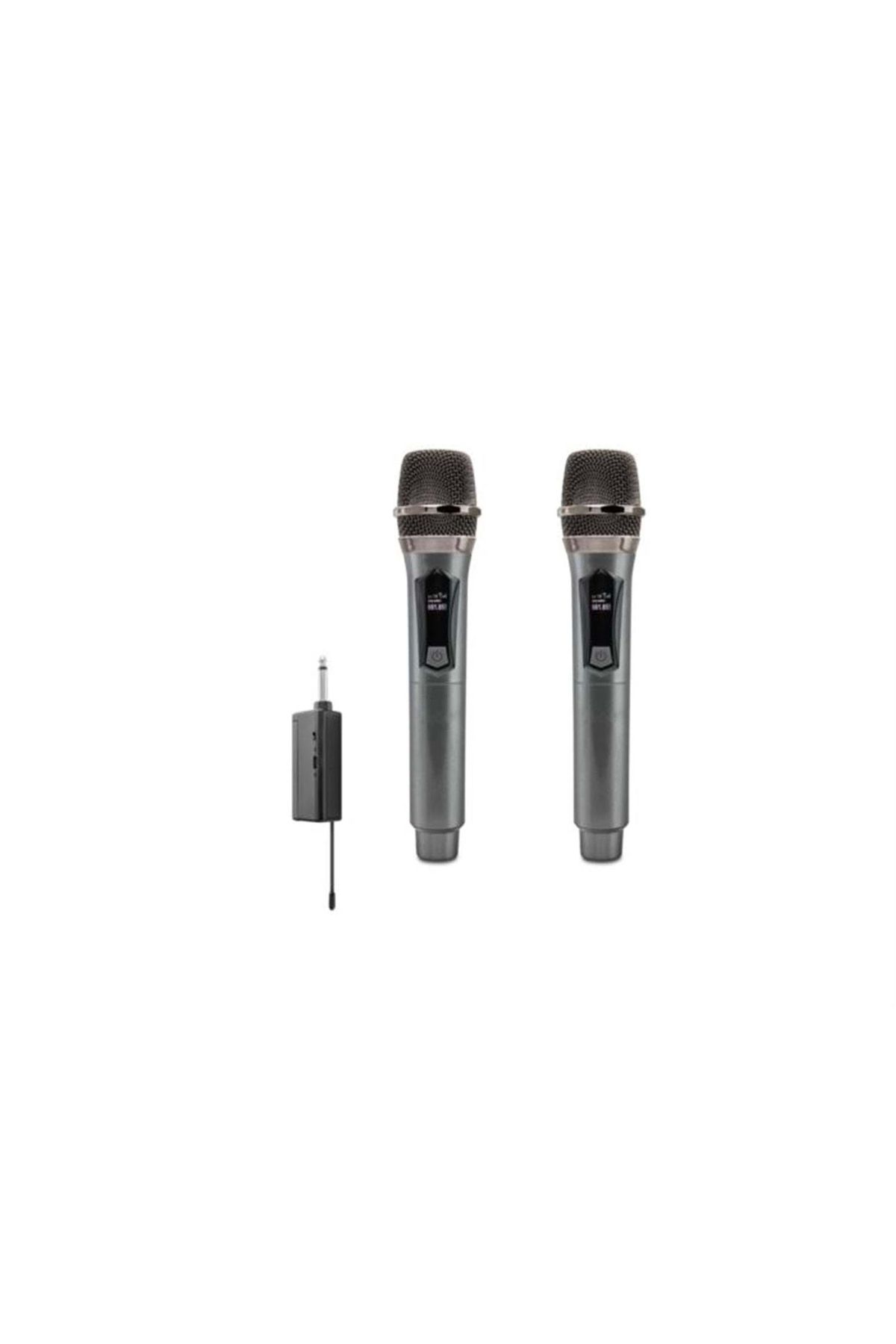 Nemere Kablosuz Çift Mikrofon 6.5 Mm Siyah W1