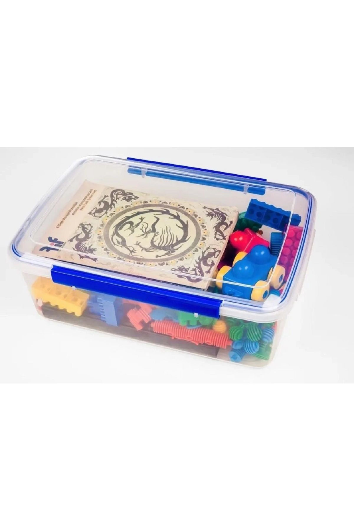 rexa-10L Transparent Storage Box with Secure Lock 3