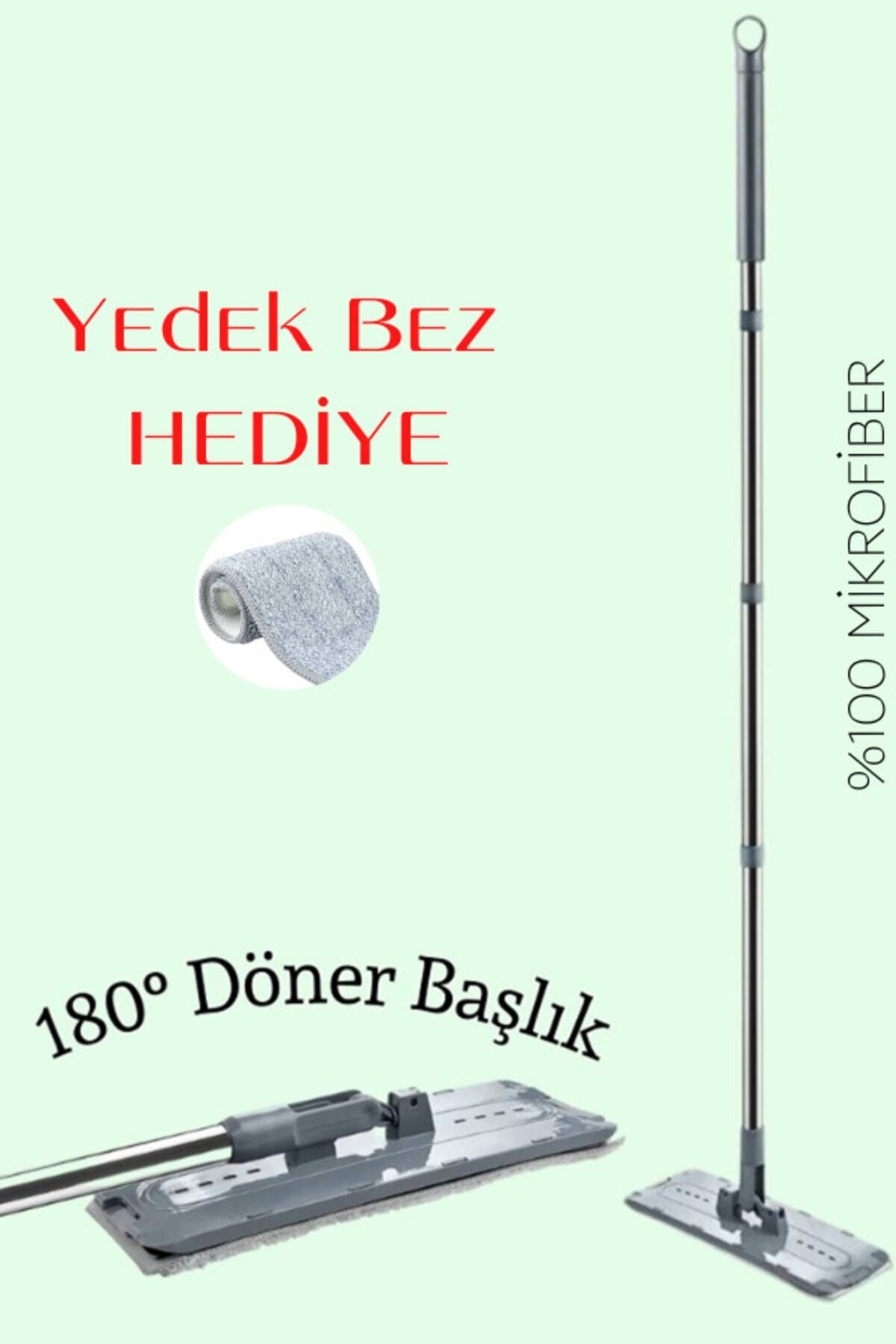 teknotrust Yüksek Kaliteli Yüzey Temizleme Seti, Yedek Mop Hediyesi ile Kombinasyon