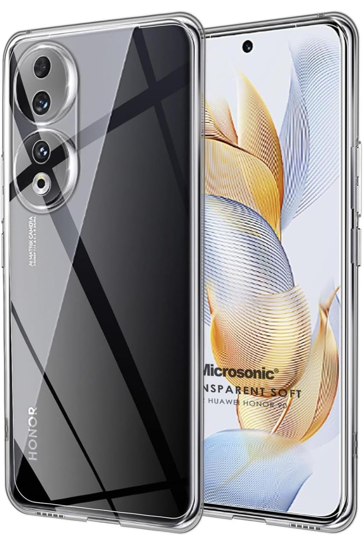 mazıdağı where Honor 90 için Kılıf Transparent Soft Şeffaf [Honor 90 ile Uyumlu Kılıf - Şeffaf] mzdağ