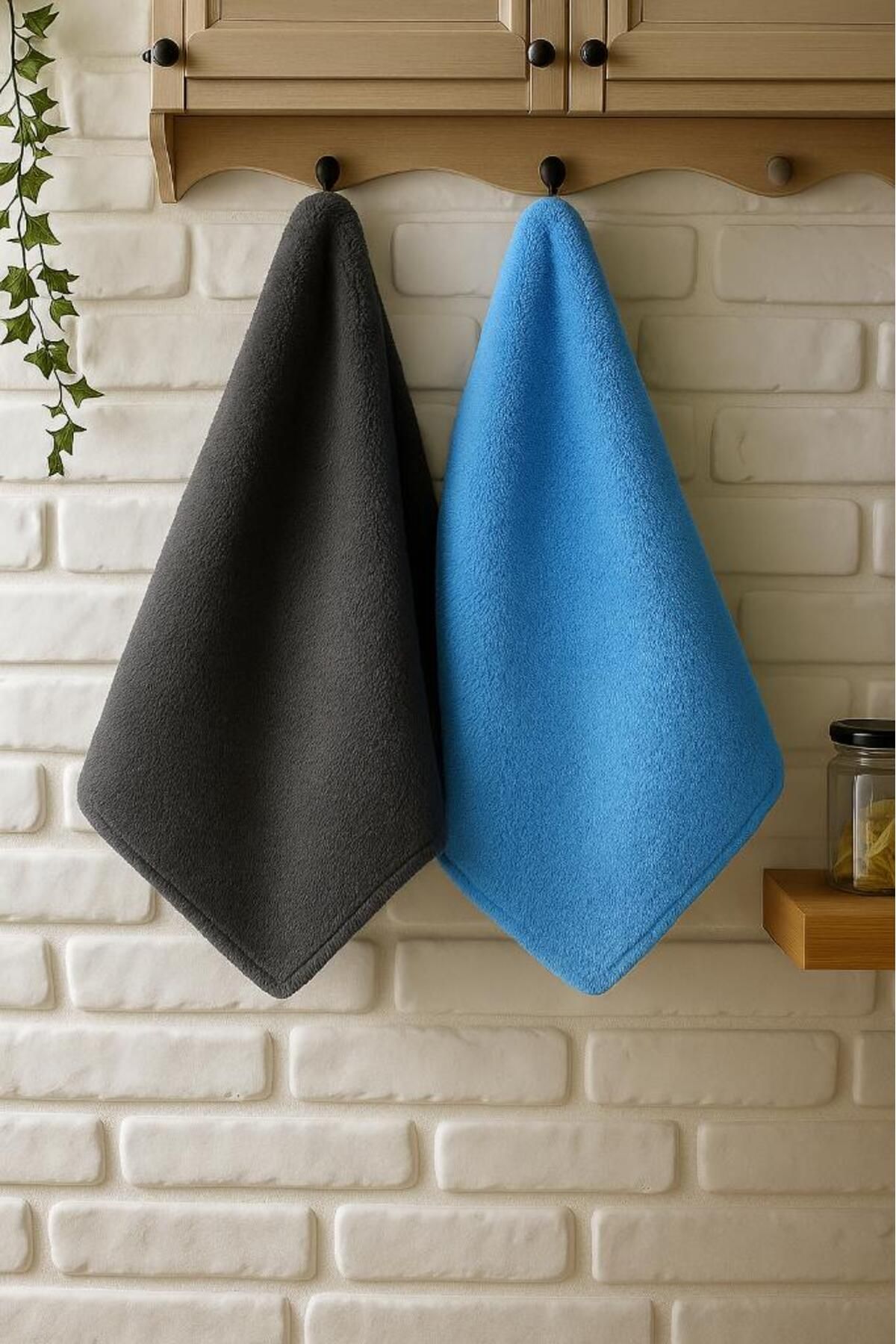 Miabella Home 2 ‘Li Mikrofiber Havlu, Mutfak Havlusu Kurulama Bezi,Yüksek Su Emici, Araba havlusu, Kurulama Bezi
