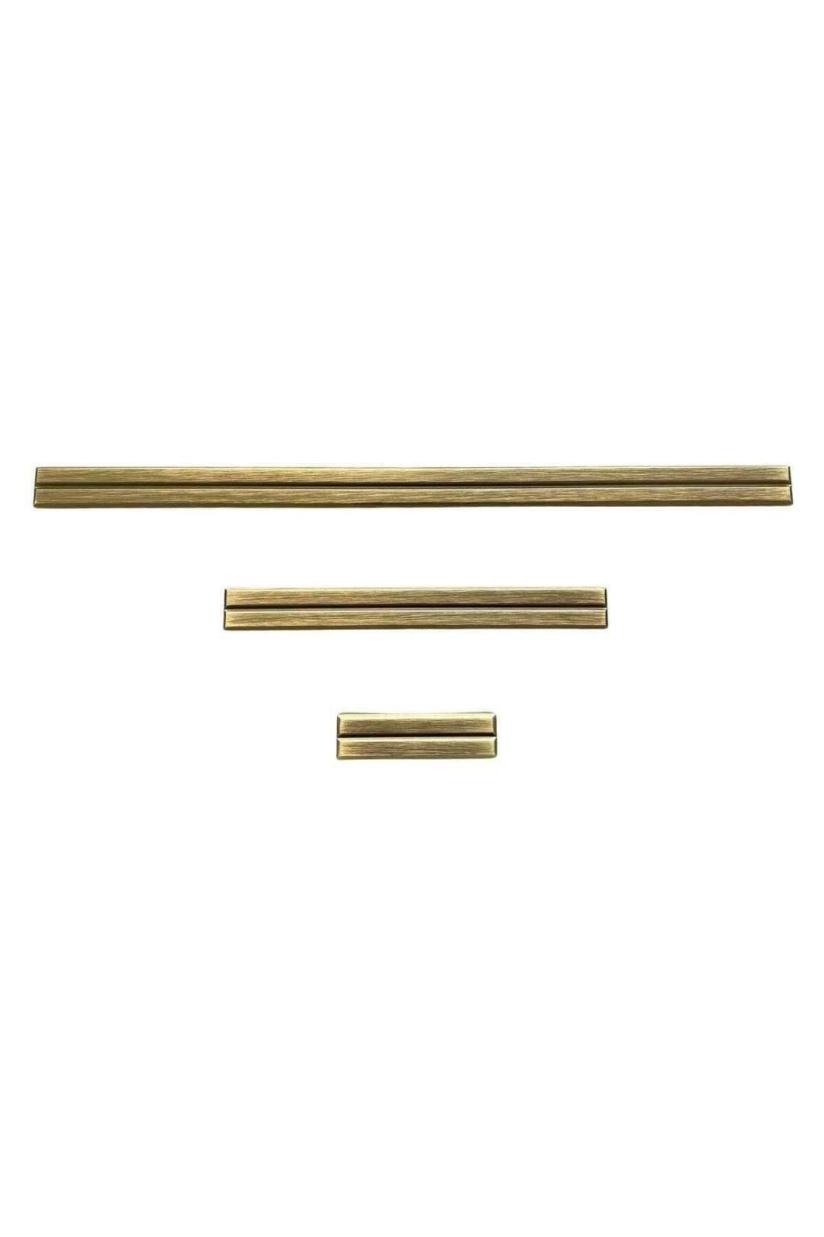 System Mobilya Kulbu Antik Sarı Renk 352mm Kulp 1 Adet (SY9255 0352 ABM)