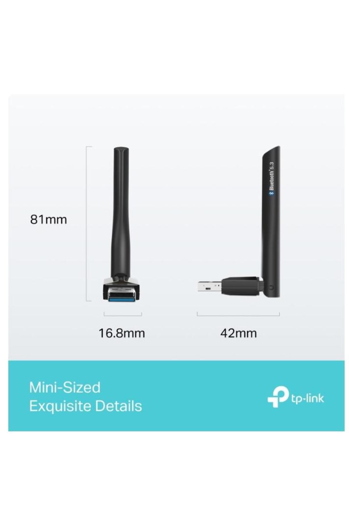 TP-LINK-Adaptor bluetooth TP-LINK UB500 PLUS, Bluetooth 5.3 (Negru) 5