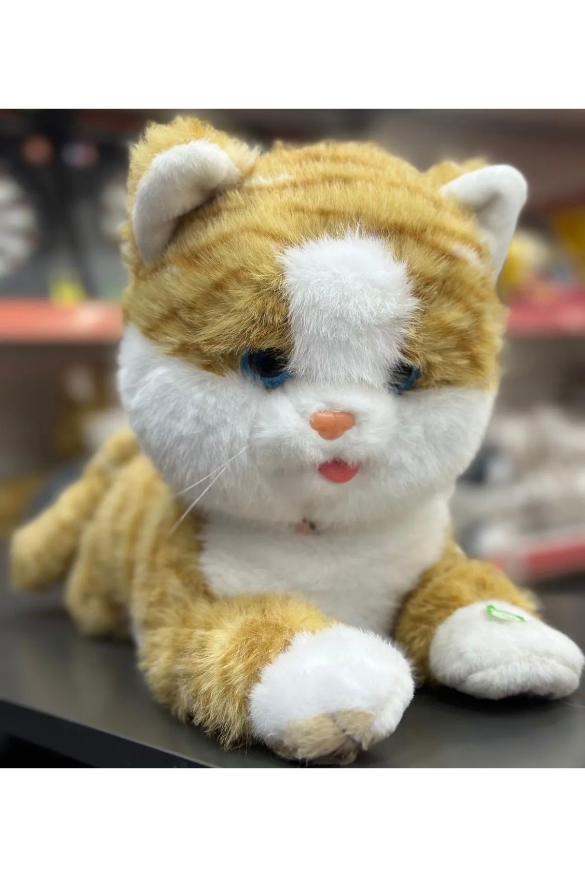 Otantik Home Çocuğunuzun sarılma bebek peluş oyuncak ile yumuşatan gerçekçi yavru kedi dolması