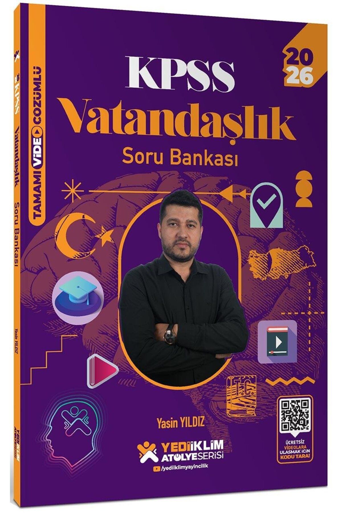 Yediiklim Yayınları 2026 Kpss Atölye Serisi Genel Kültür Vatandaşlık Tamamı Video Çözümlü Soru Bankası