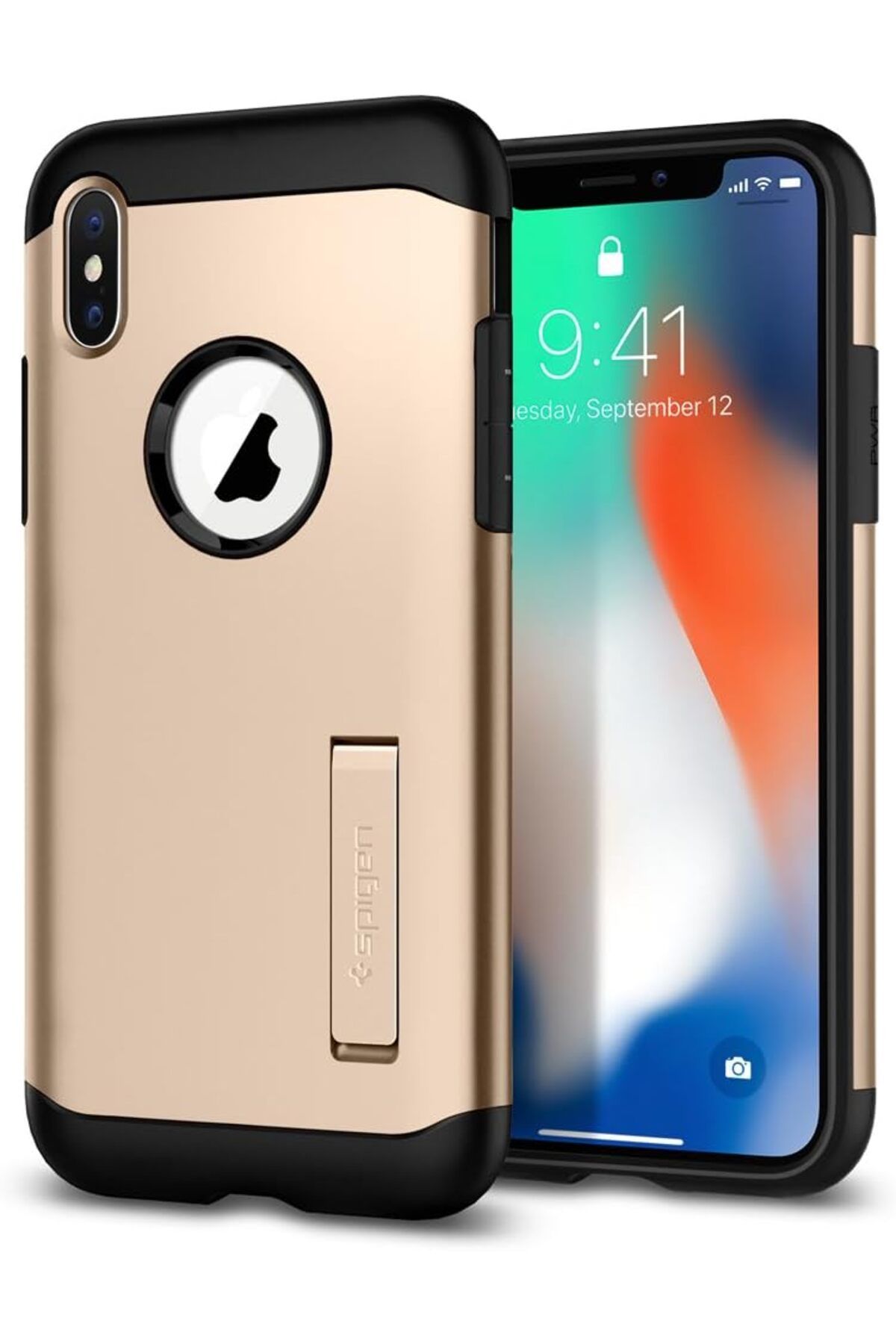 mazıdağı mazzıdağ iPhone XS / iPhone X Kılıf Slim Armor Champagne Gold - 057CS22136 new store 1133631